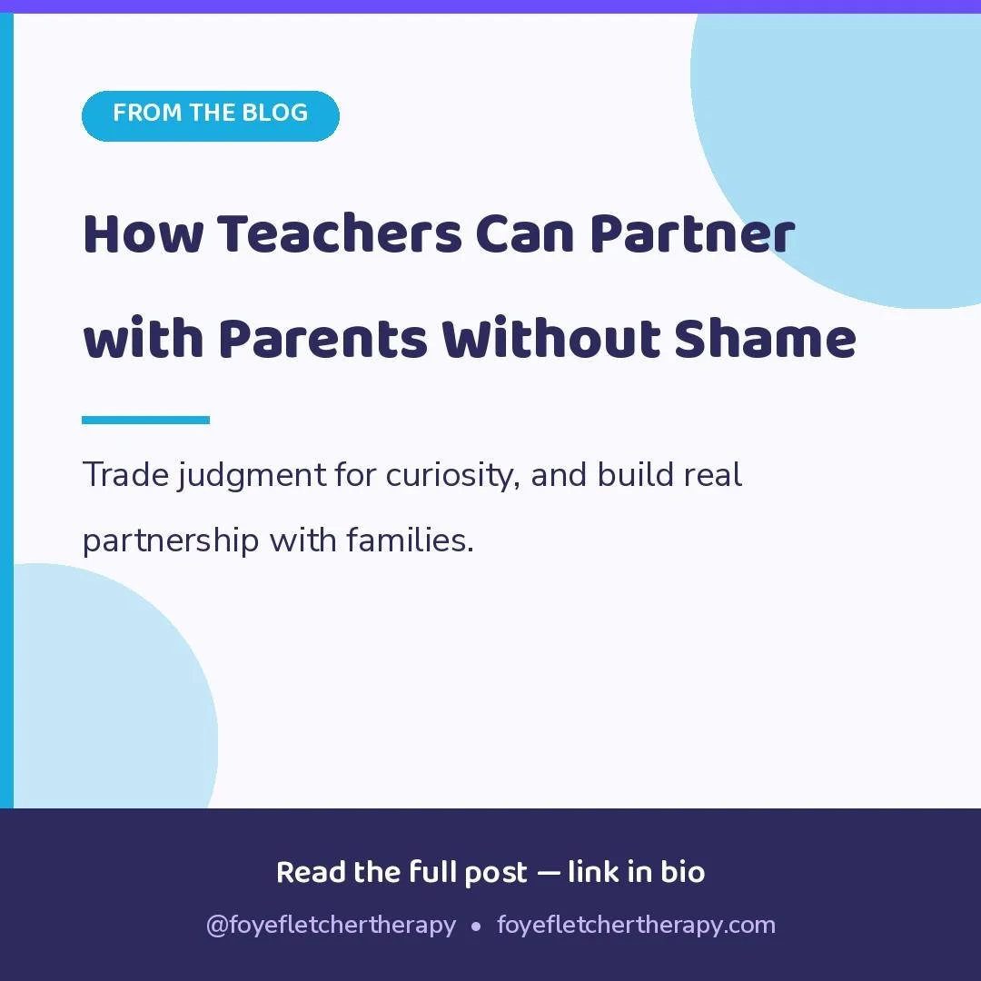 Strong parent-teacher partnerships aren't built through blame. They're built through curiosity.

When a child is struggling, conversations can quickly become focused on what's going wrong: behavior, missing assignments, transitions, emotional outburs