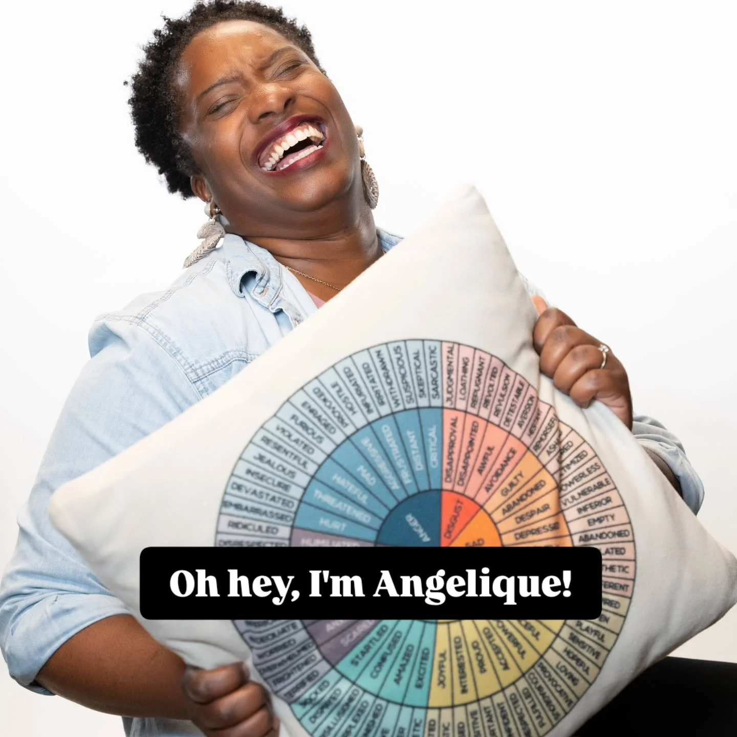 Oh heyyy!

Since some new faces have found their way to my little corner of the internet (possibly because I was playing with toys at 10 AM), allow me to reintroduce myself!

I'm Angelique Foye-Fletcher, a Licensed Marriage and Family Therapist, Regi
