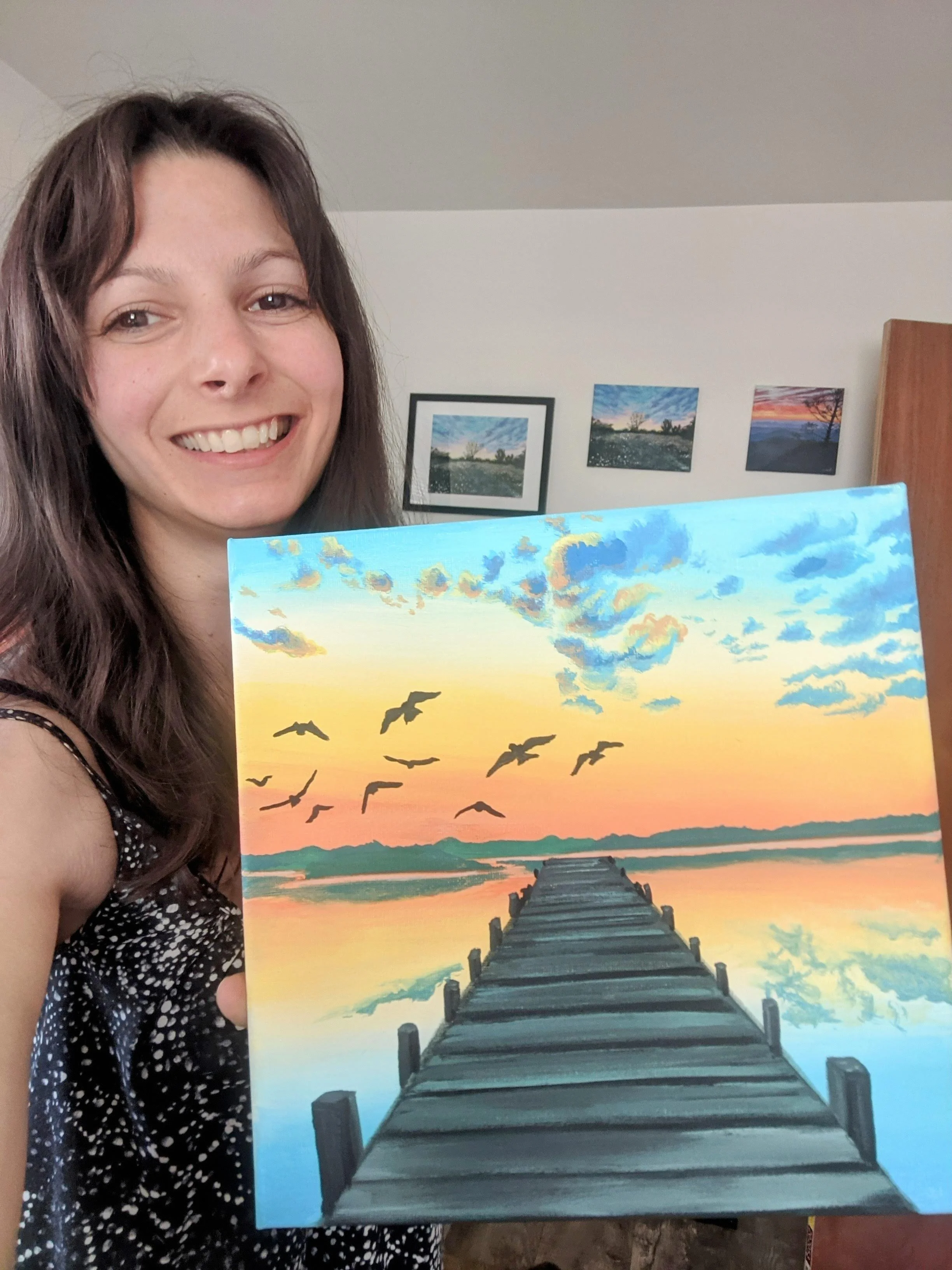 Paint and SIp_Art by Anna-Lena_Summer Lake Painting_Creative event (2).jpg