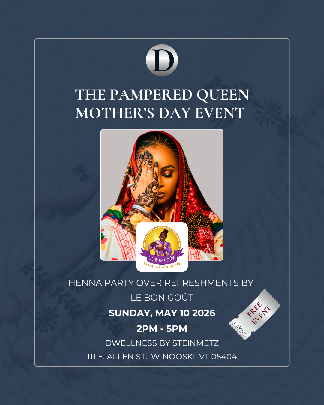 The Pampered Queen Mother's Day Event
