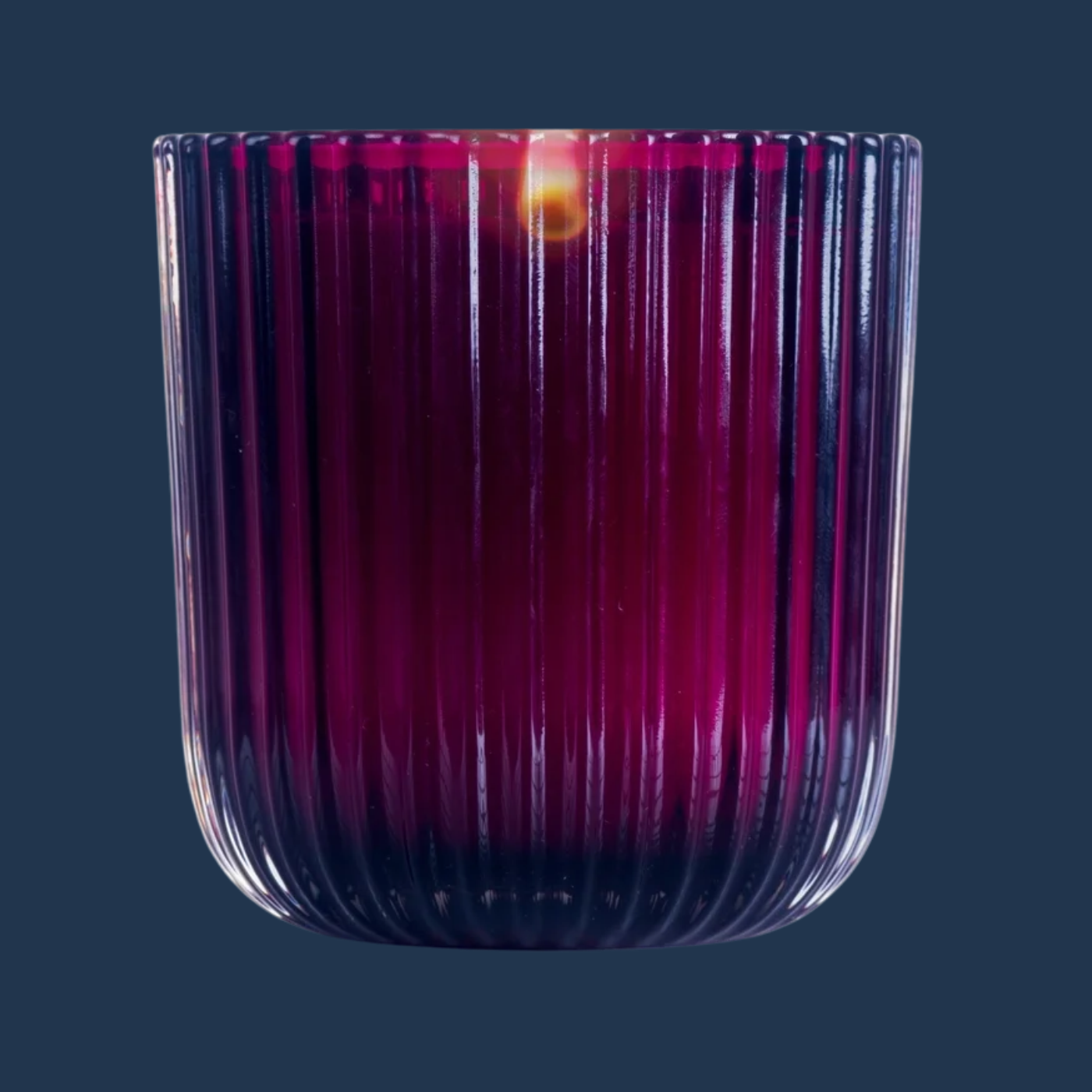 Blackberry & Wild Rose Scented Natural Wax Candle