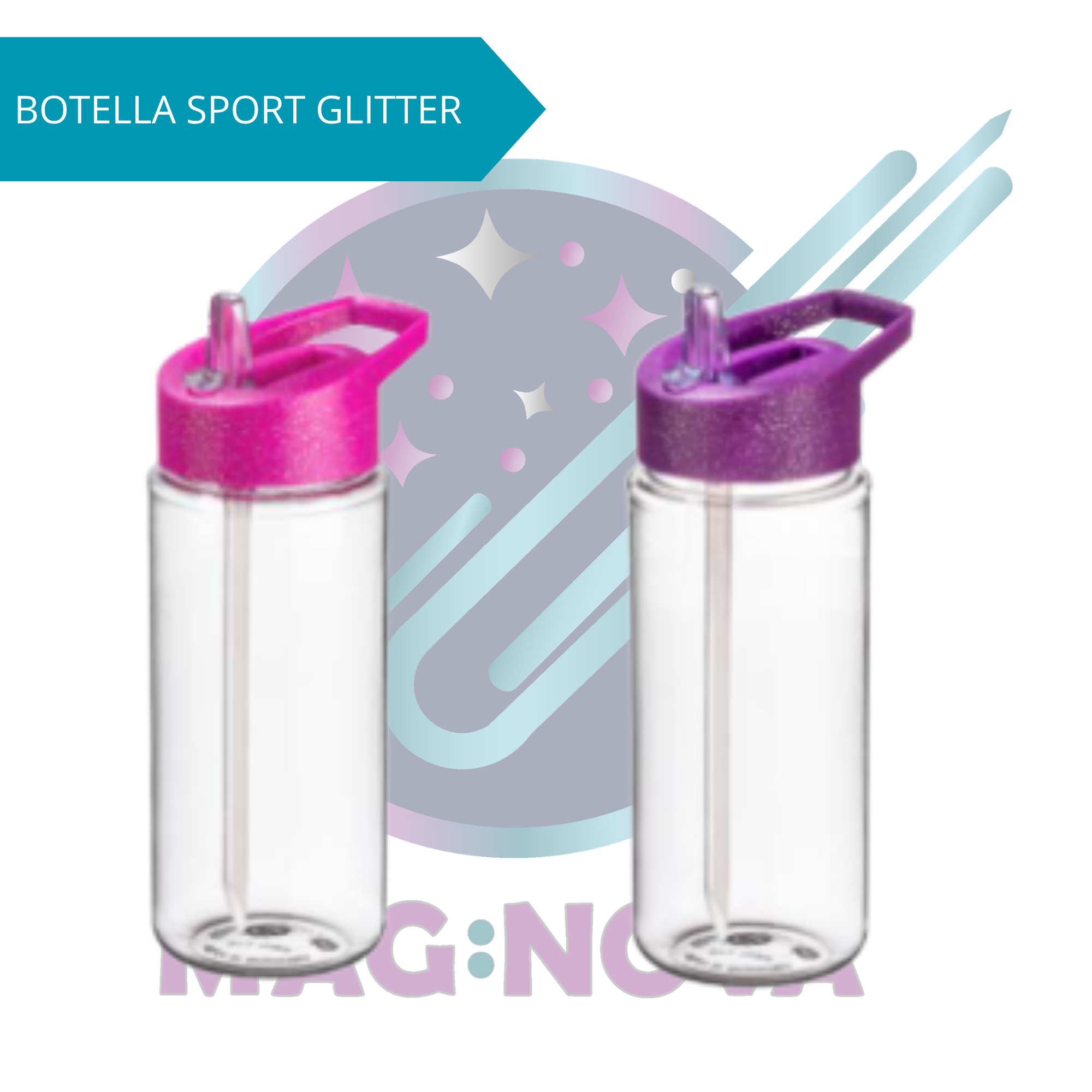BOTELLA SPORT GLITTER