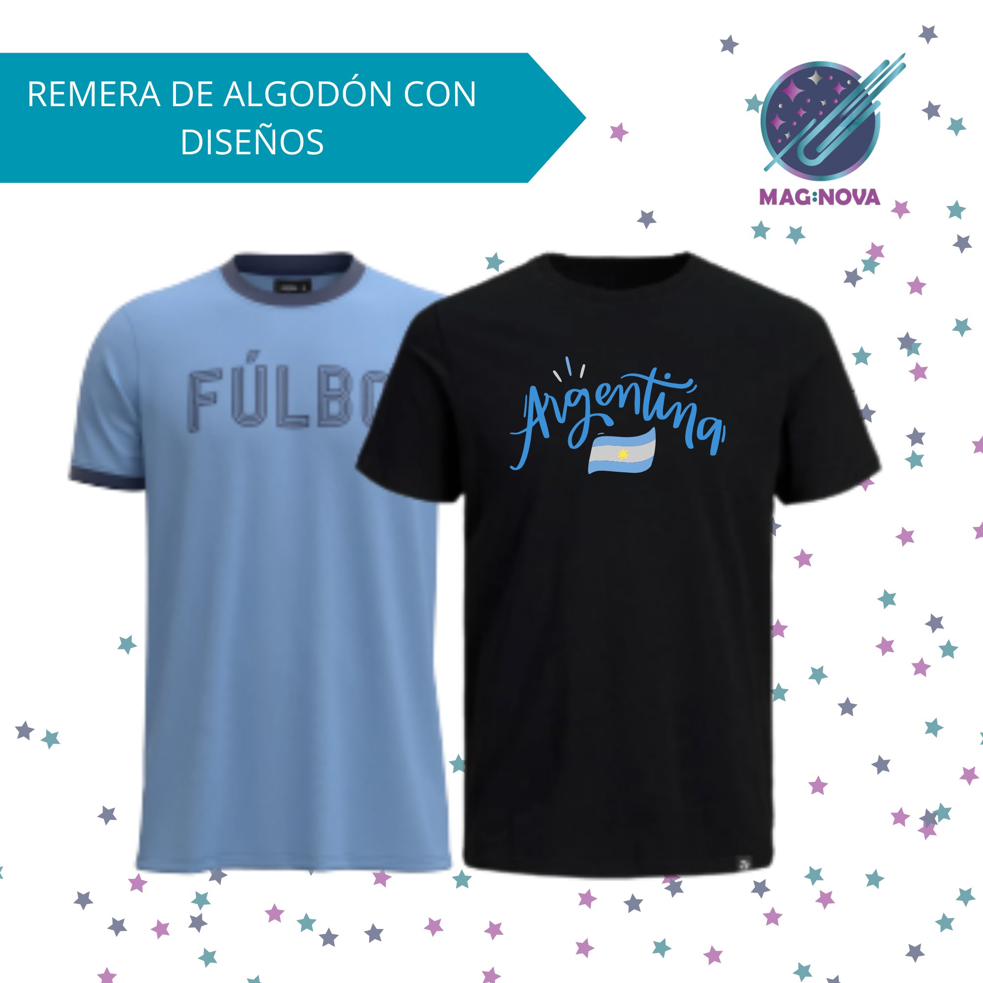 REMERAS DE ALGODÓN CON DISEÑOS - MUNDIAL 2026