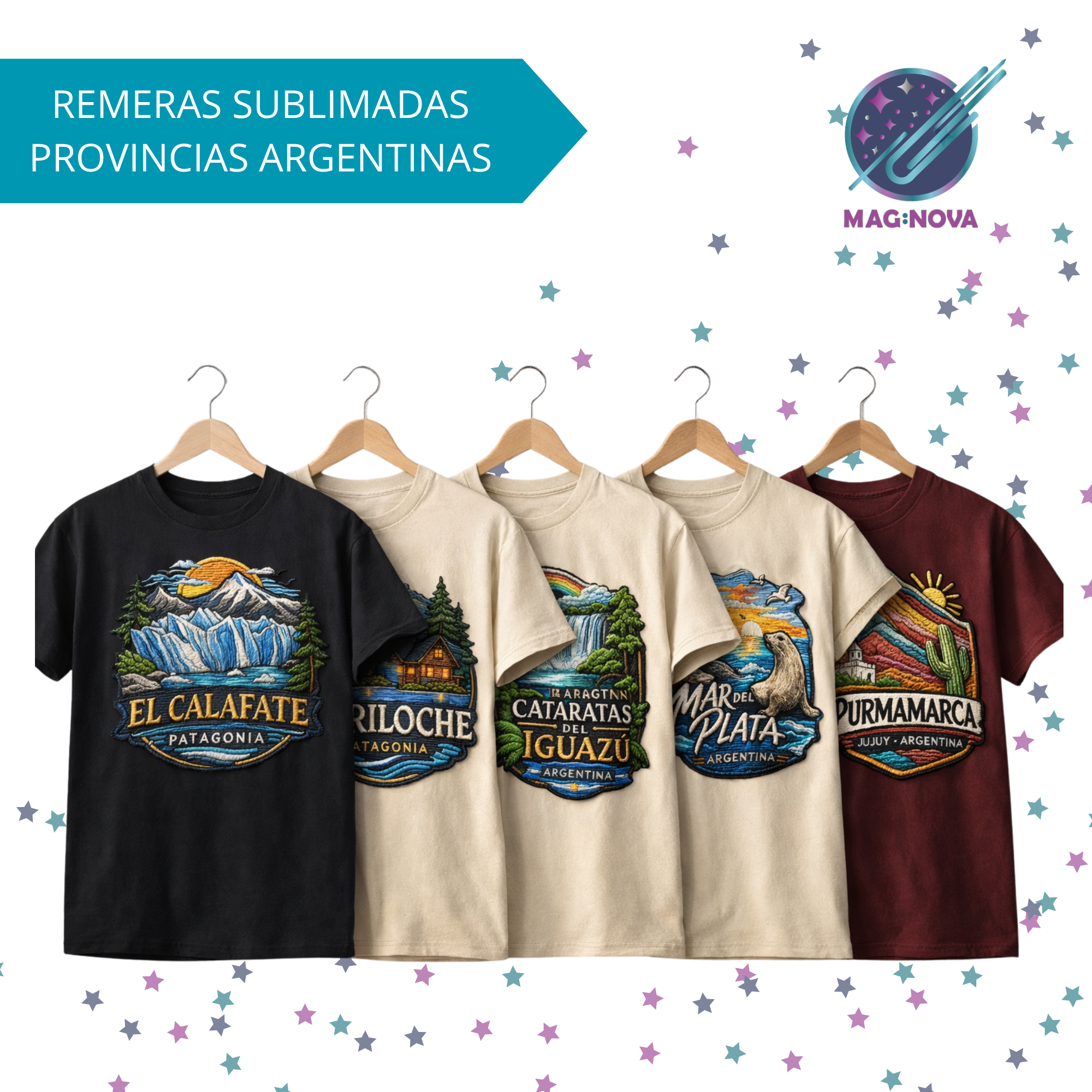 REMERAS SUBLIMADAS PROVINCIAS ARGENTINAS