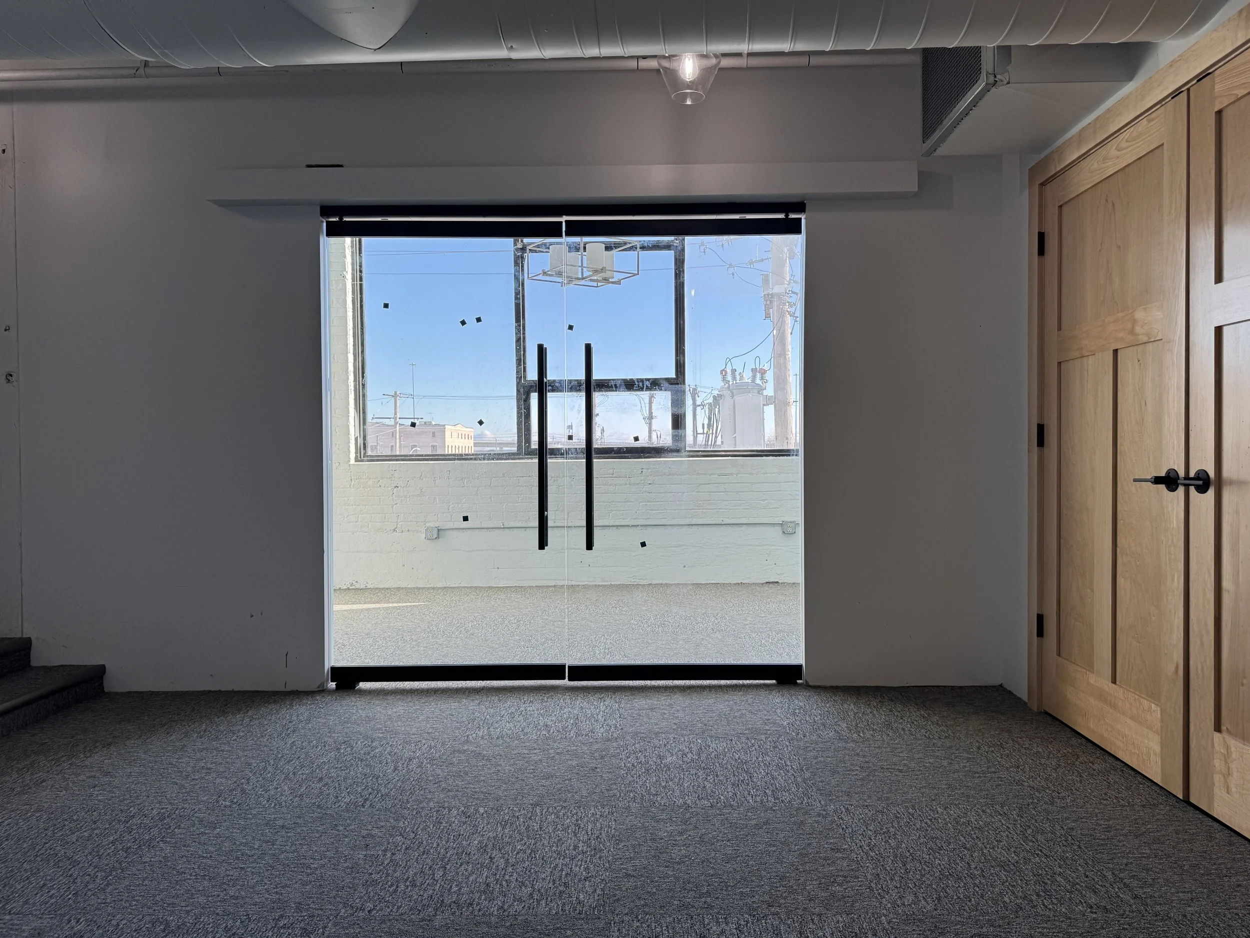 Conference room outside of main area but within the space