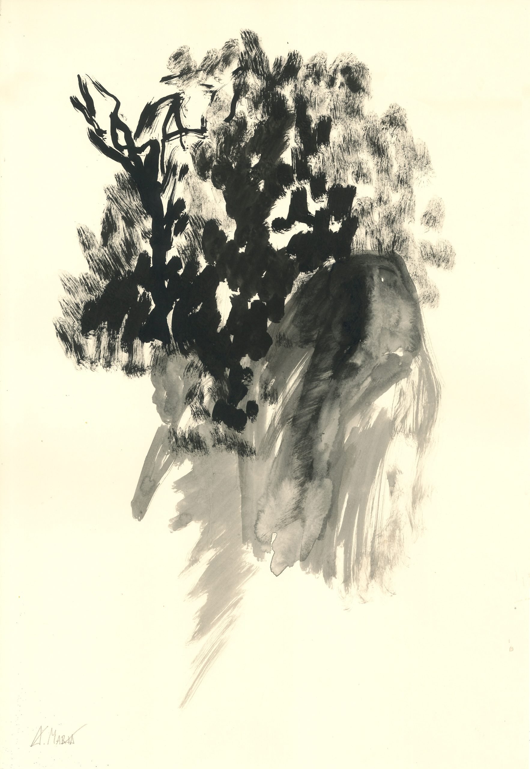 I Want To Just Let Go
Ink on paper
2022