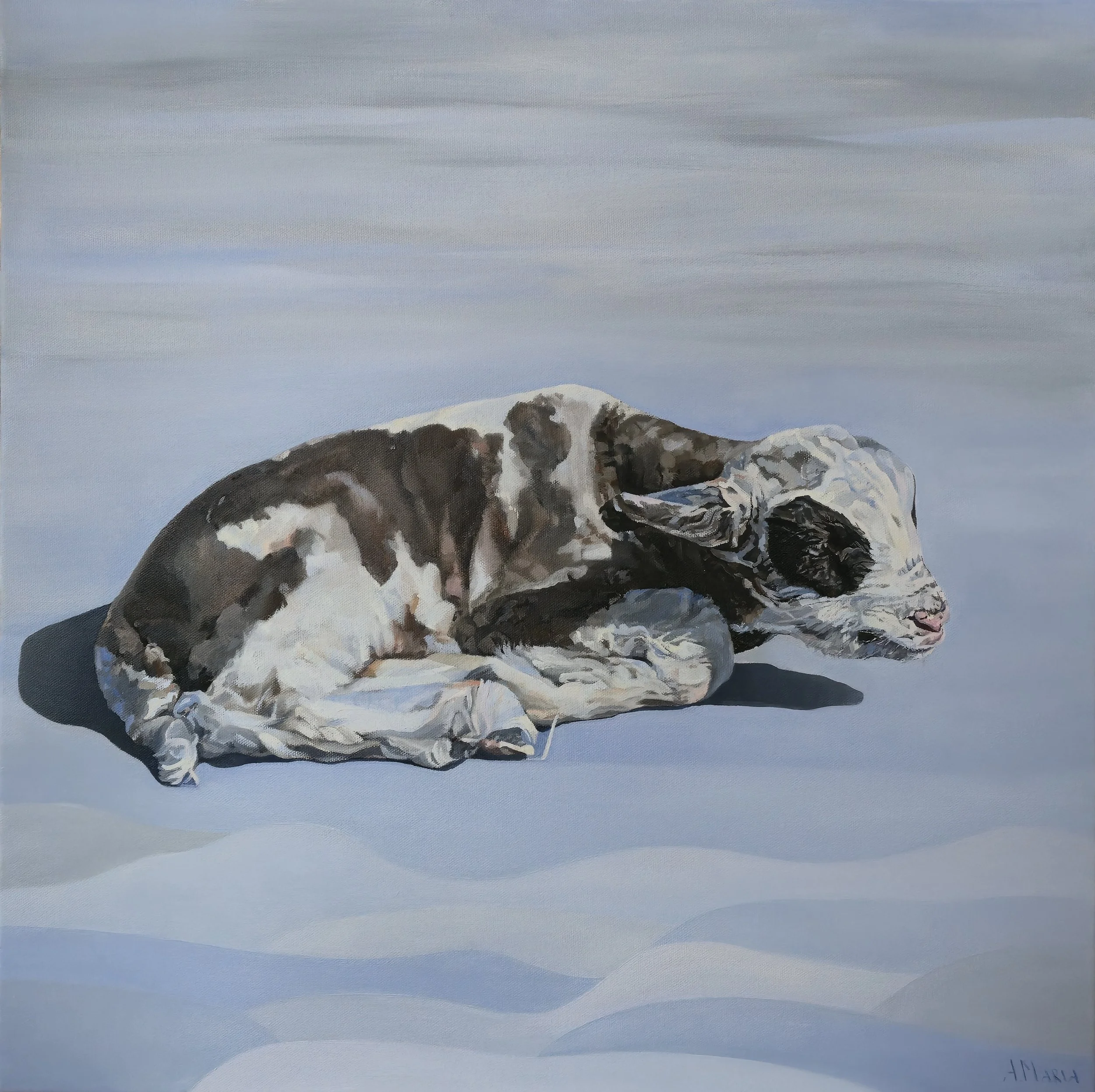 Loving You Is A Losing Game,
Oil on canvas,
60 x 60 cm,
2025