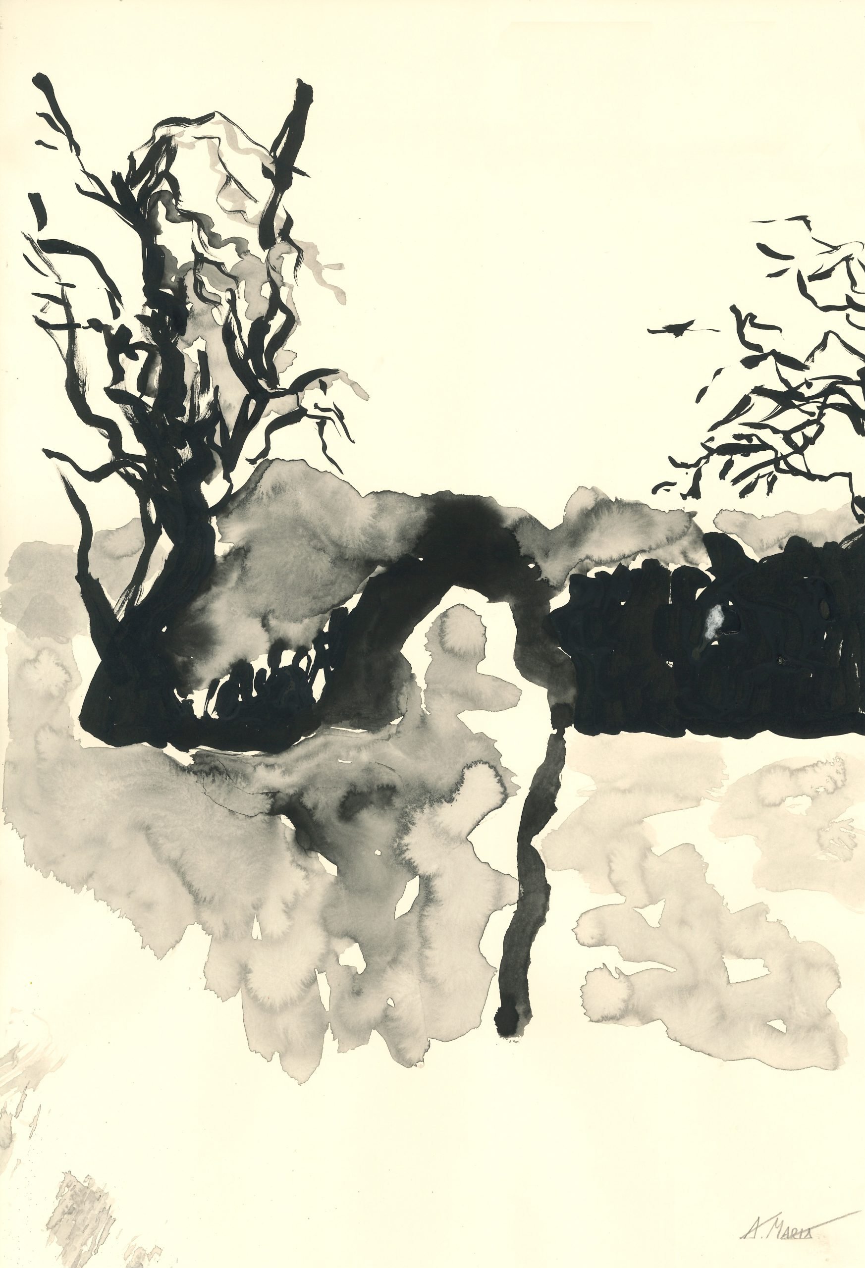 I Want To Just Let Go
Ink on paper
2022