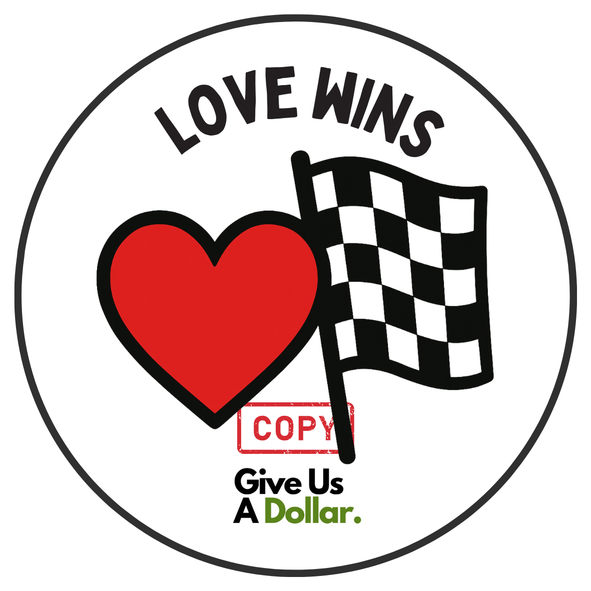 LOVE WINS - Virtual Sticker