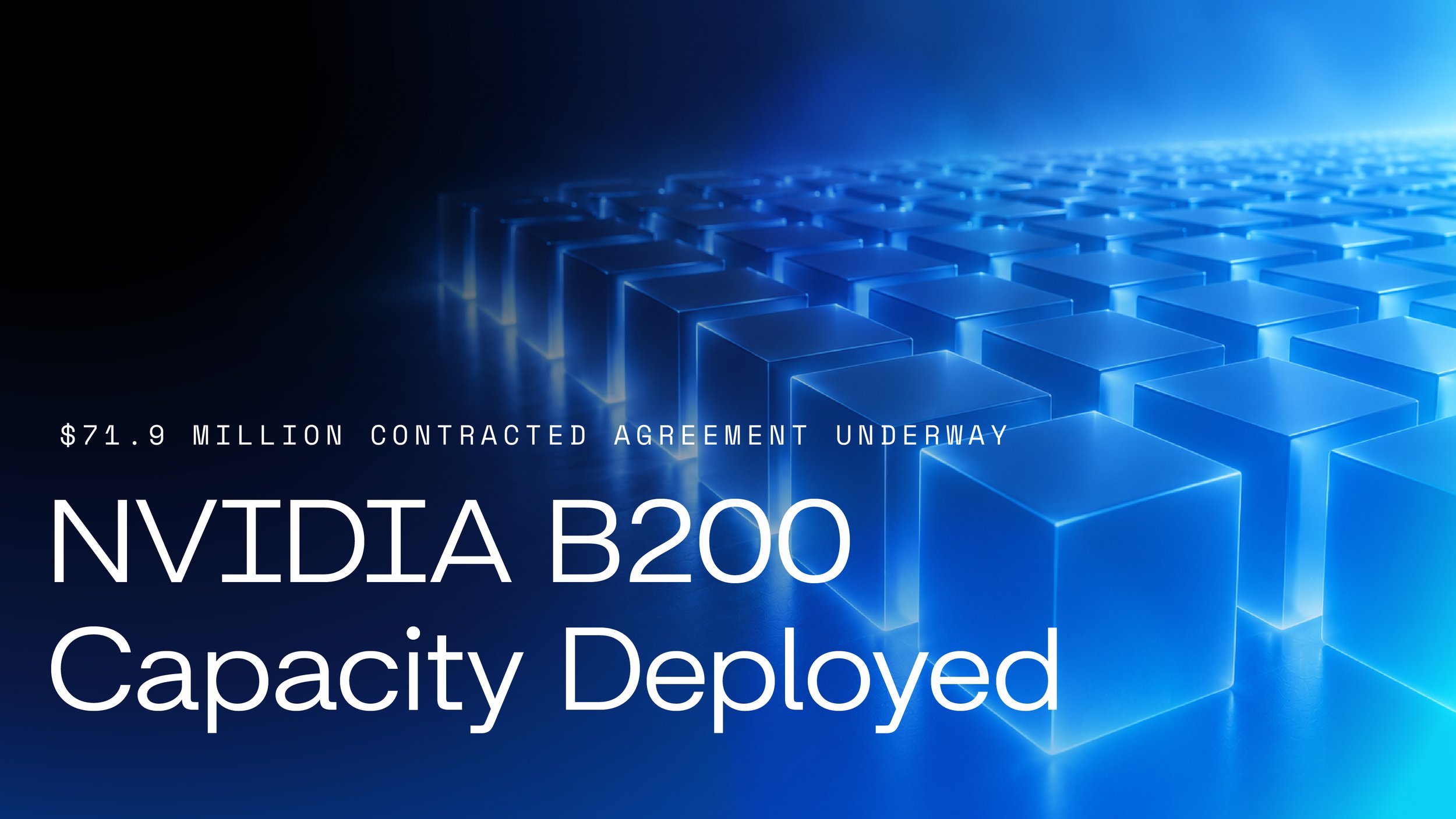 QumulusAI Completes B200 Deployment Under Its $71.9 Million Contracted Blackwell Agreement