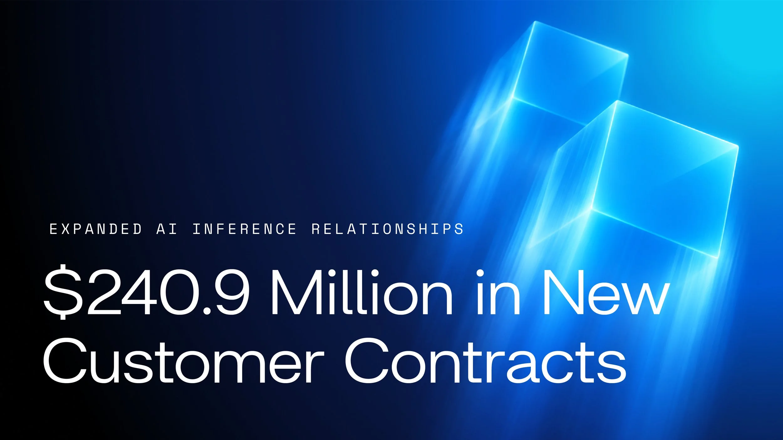 QumulusAI Signs $240.9 Million in New AI Inference Customer Contracts for NVIDIA Blackwell B300 Capacity