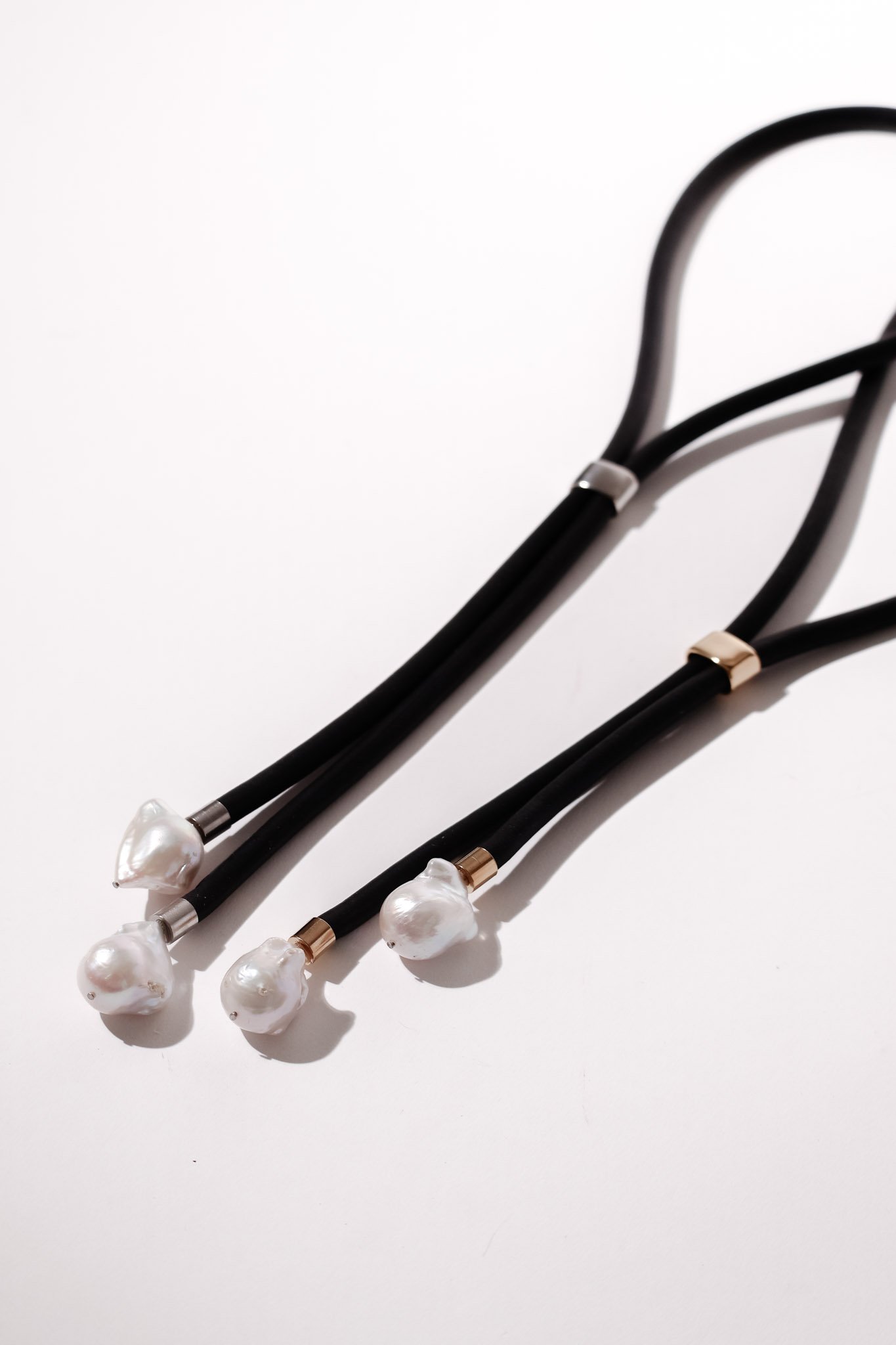 Baroque Pearl Rubber Simple Lariat2.jpg