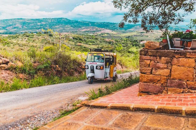 Hop on a local tuc-tuc