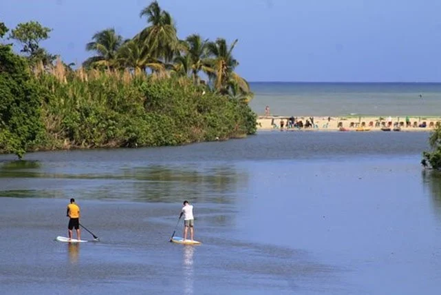 Paddle from the river to the ocean