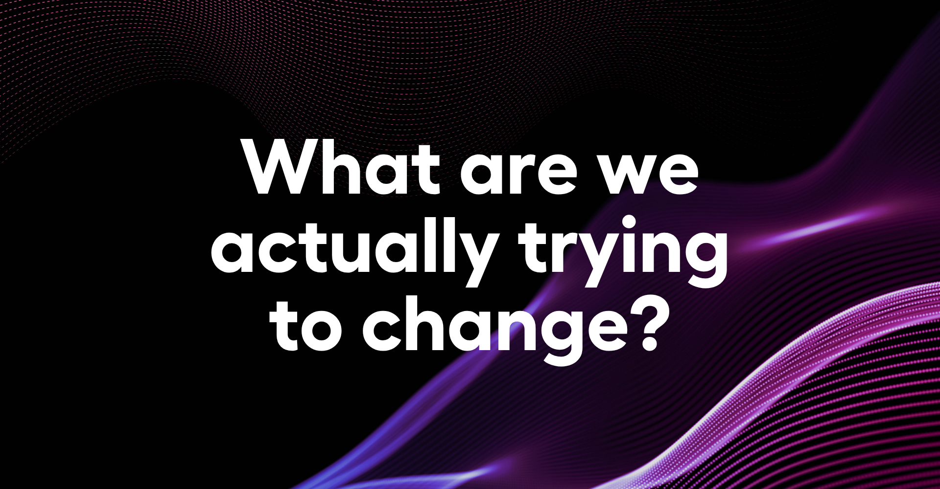 First principles marketing: don’t let the platform become the strategy