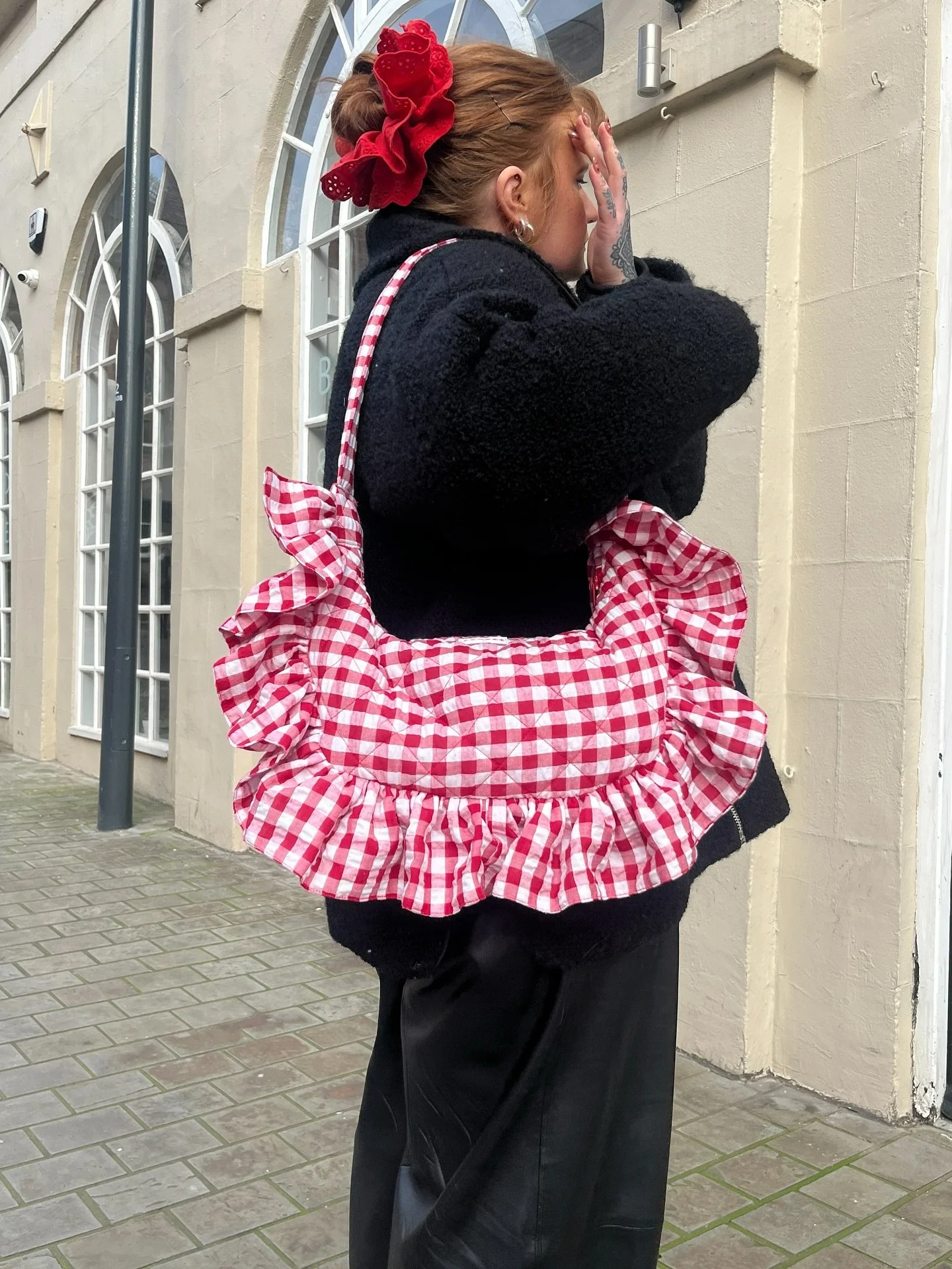 ❣️SURPRISE❣️

Little sneaky re-stock of the red gingham back from earlier this year! 

A few of you have been asking for this come back and I think she&rsquo;ll be pretty perfect for the festive season 🫶🏼 

Made to order times are 4 weeks 💌