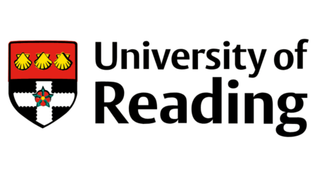 University of Reading logo with shield and text.