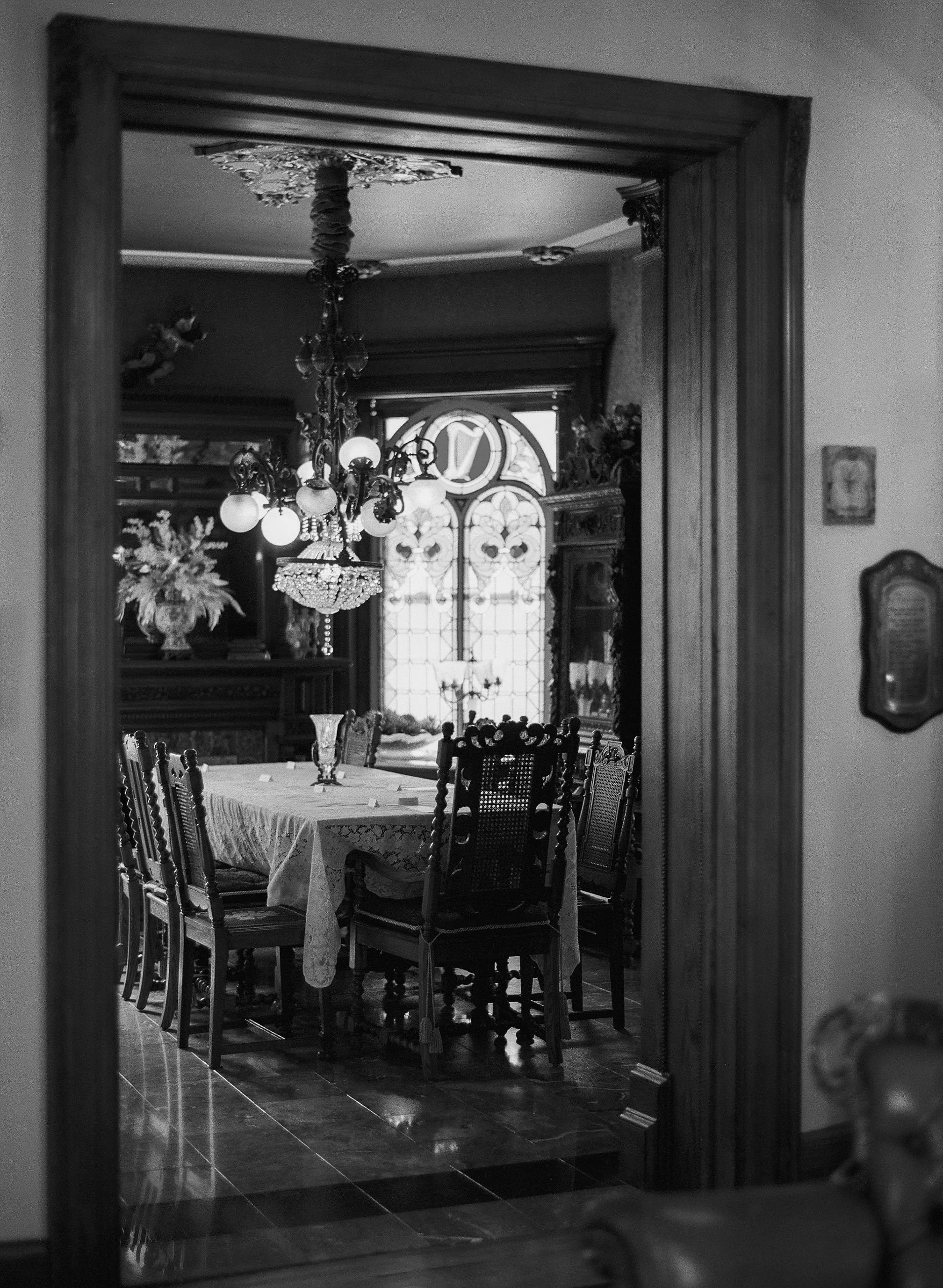 The interior of the Kansas City Mansion.