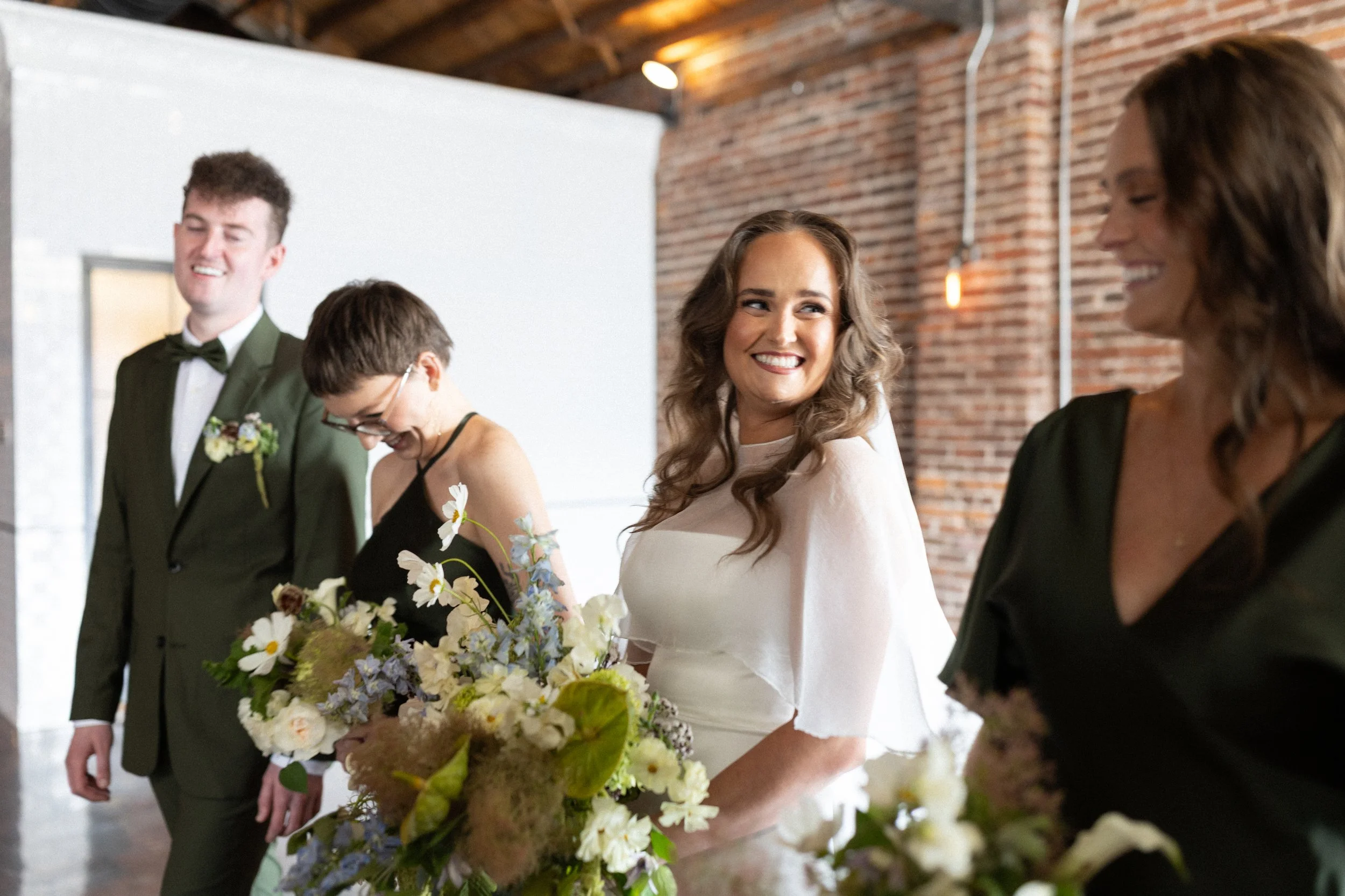 Gracie and her wedding party at The Guild