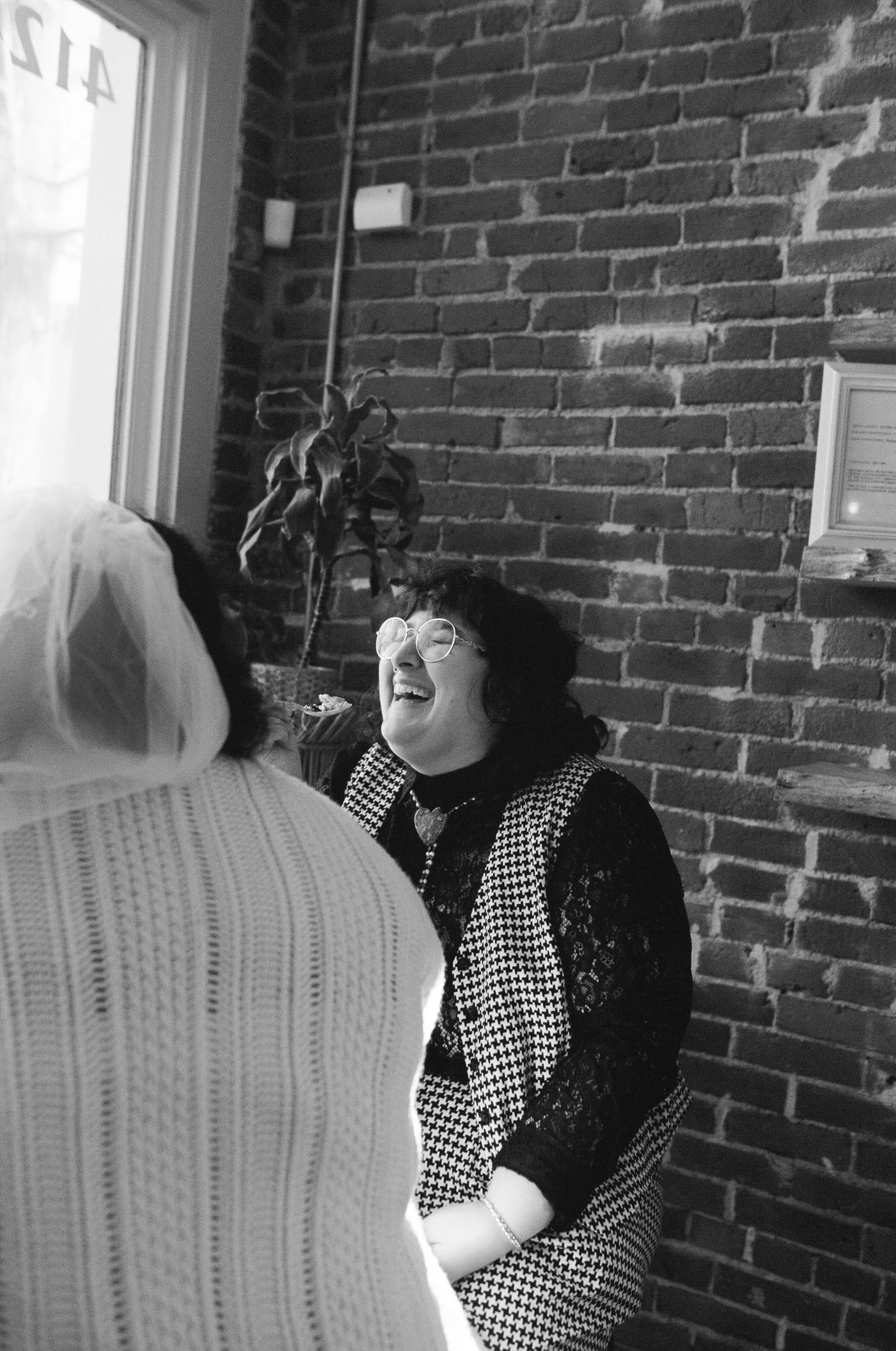 Couple getting married in the River Market