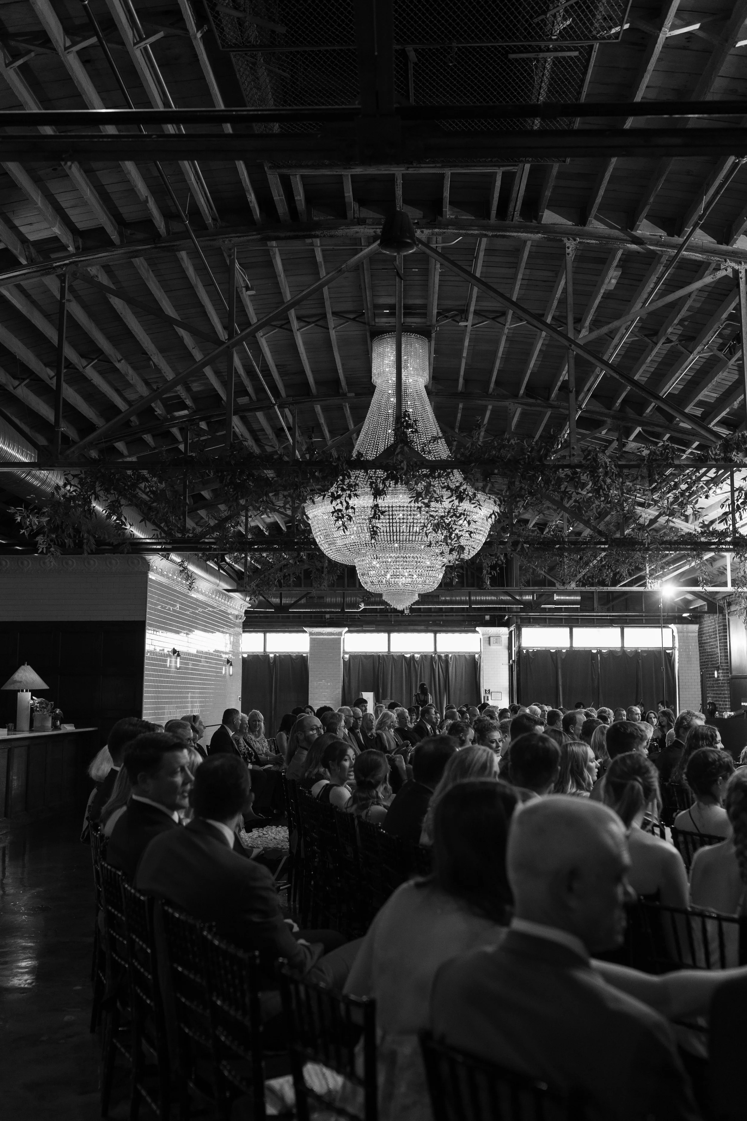 Photo of the guests before the wedding ceremony at The Guild.