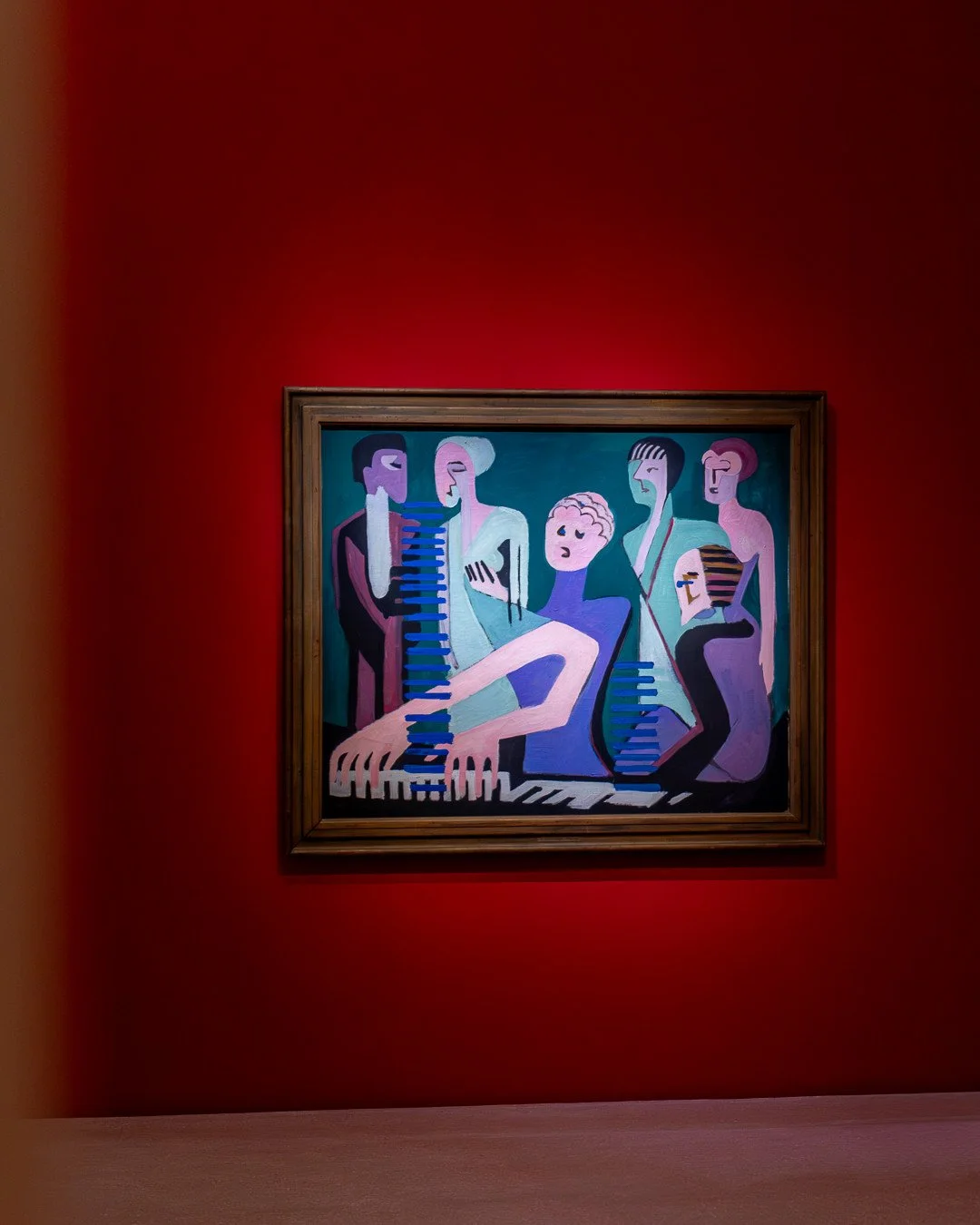 KIRCHNER. PICASSO | LWL-MUSEUM F&Uuml;R KUNST UND KULTUR M&Uuml;NSTER &ndash; 18.1.26⁠
⁠
ERNST LUDWIG KIRCHNER (1880&ndash;1938)⁠
S&auml;ngerin am Piano | Singer on the Piano, 1930/31 (VdR 118 | CoF 118)⁠
Galerie Henze &amp; Ketterer, Wichtrach/Bern 