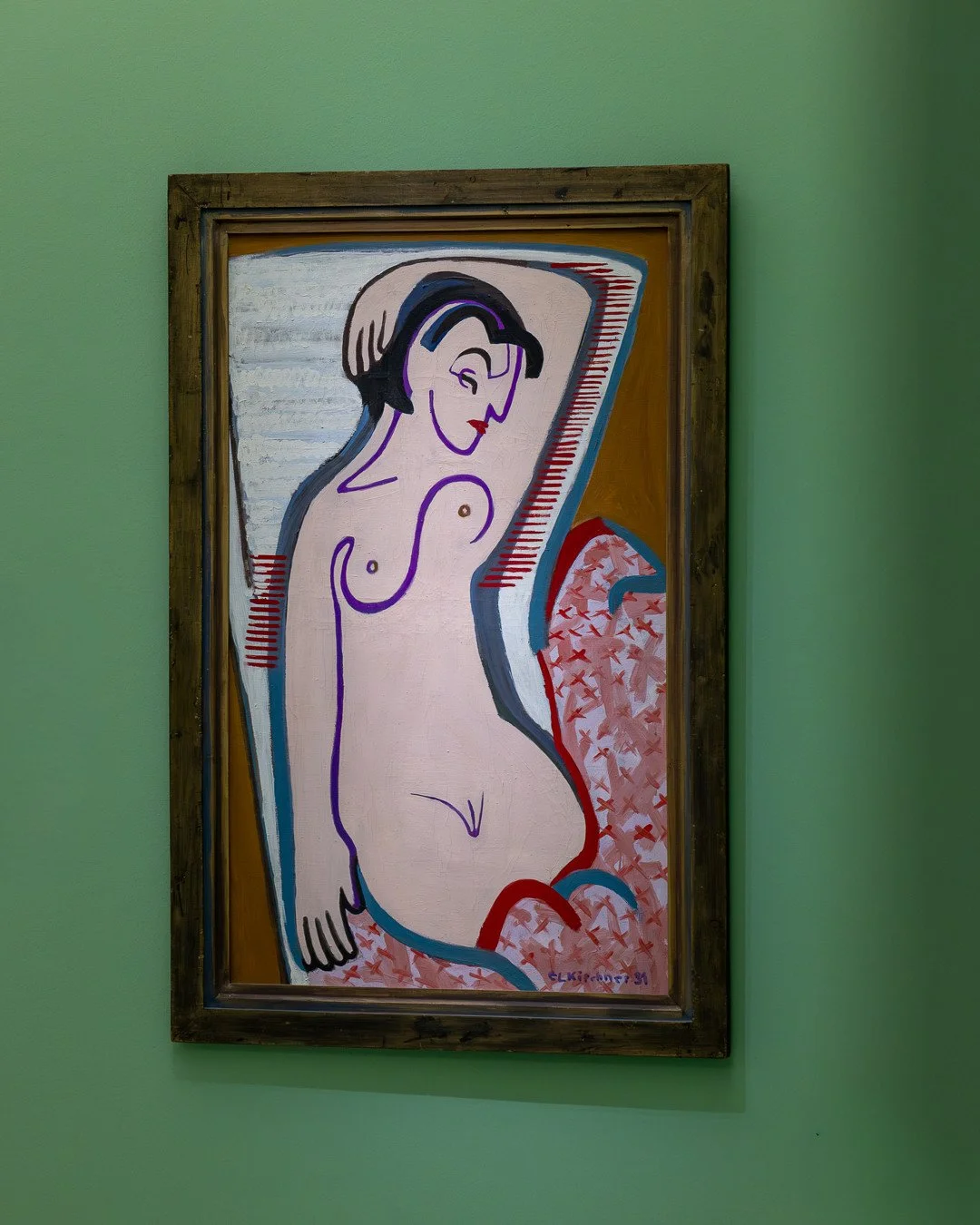 KIRCHNER. PICASSO | LWL-MUSEUM F&Uuml;R KUNST UND KULTUR M&Uuml;NSTER &ndash; 18.1.26⁠
⁠
ERNST LUDWIG KIRCHNER (1880&ndash;1938)⁠
Nackte liegende Frau | Reclining Female Nude, 1931 (VdR 123 | CoF 123)⁠
Kirchner Museum Davos @kirchnermuseumdavos⁠
⁠
Zw