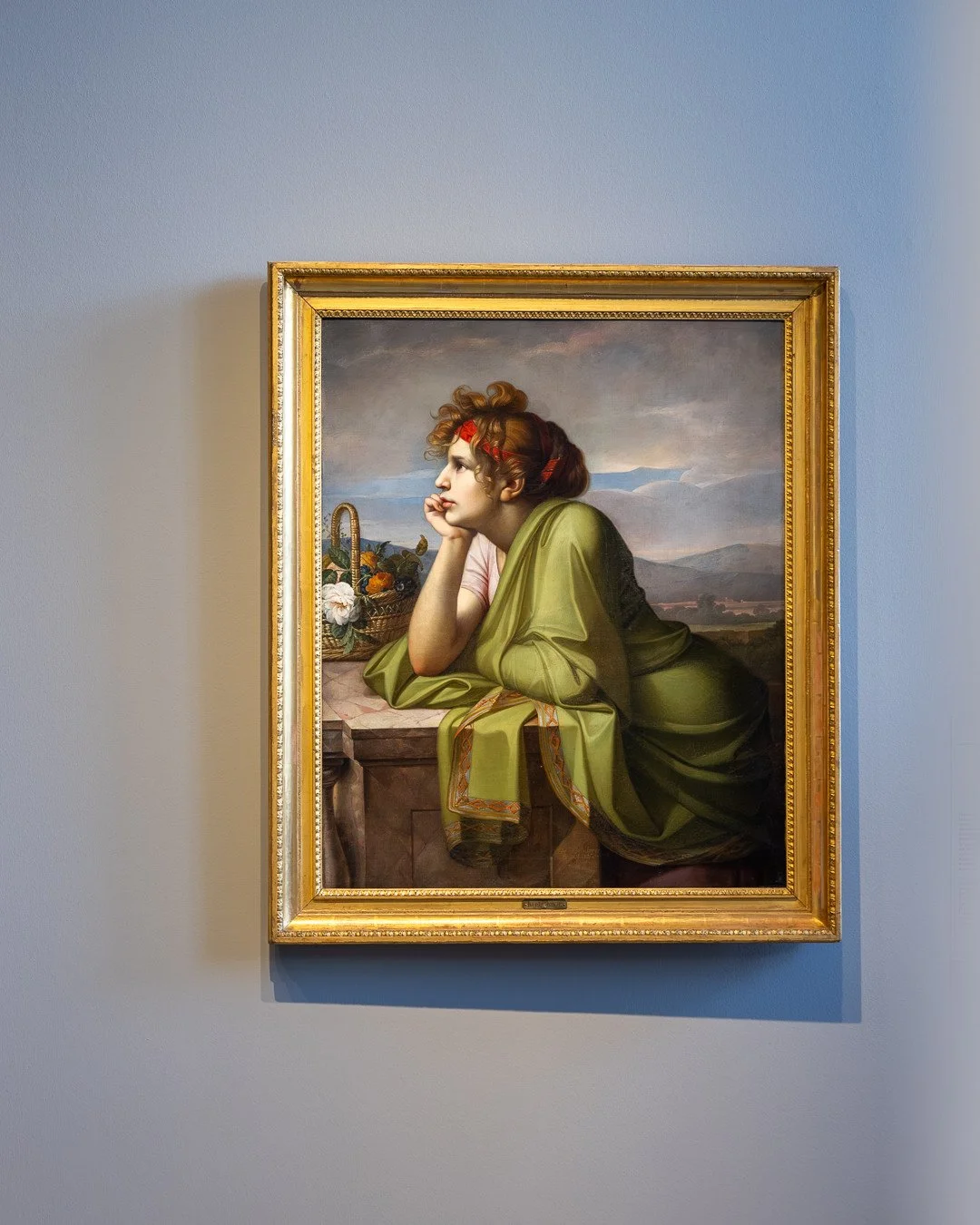 CARL KRETSCHMAR⁠
Melancholie | Melancholia, 1805⁠
⁠
Kunstpalast D&uuml;sseldorf⁠
⁠
Die aufgest&uuml;tzte Kopfhaltung und der d&uuml;stere Himmel gelten als klassische Sinnbilder der Melancholie. Um 1800 war die Auseinandersetzung mit der menschlichen