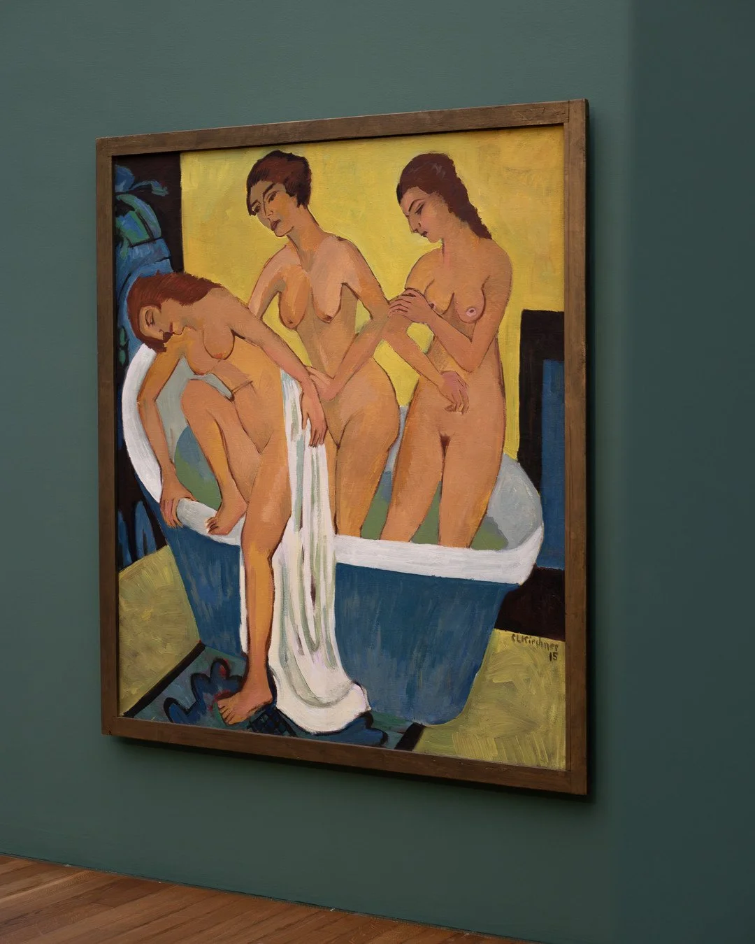 KIRCHNER. PICASSO⁠
Kirchner Museum Davos &ndash; bis 03.05.2026⁠
⁠
Ein Fest f&uuml;r die Sinne &ndash; und f&uuml;r die Geschichte der Rahmung.⁠
⁠
ERNST LUDWIG KIRCHNER⁠
Badende Frauen (Triptychon &ndash; Mittelbild) (Bathing Women, Triptych &ndash; 