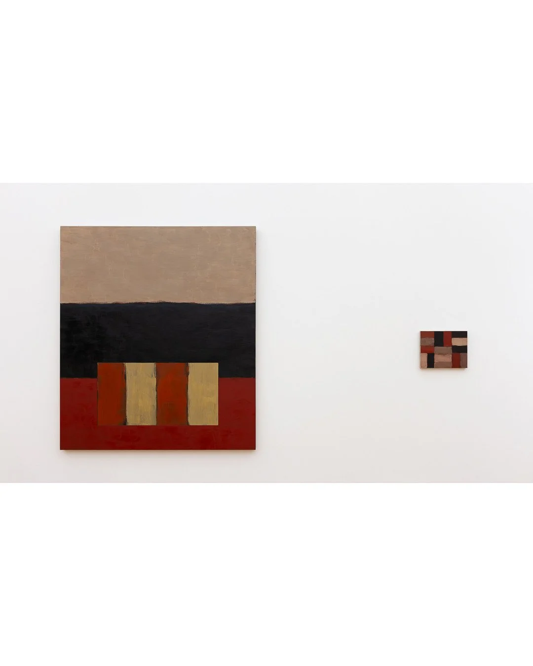 IN TOUCH⁠
BEGEGNUNGEN IN DER SAMMLUNG⁠
Hilti Art Foundation, Vaduz⁠
bis 12.04.2026⁠
⁠
SEAN SCULLY⁠
Song of Red | Lied vom Rot, 1999⁠
Hilti Art Foundation, Vaduz⁠
⁠
SEAN SCULLY⁠
Prince | Prinz, 2003⁠
Hilti Art Foundation, Vaduz⁠
⁠
Sean Scullys Malerei