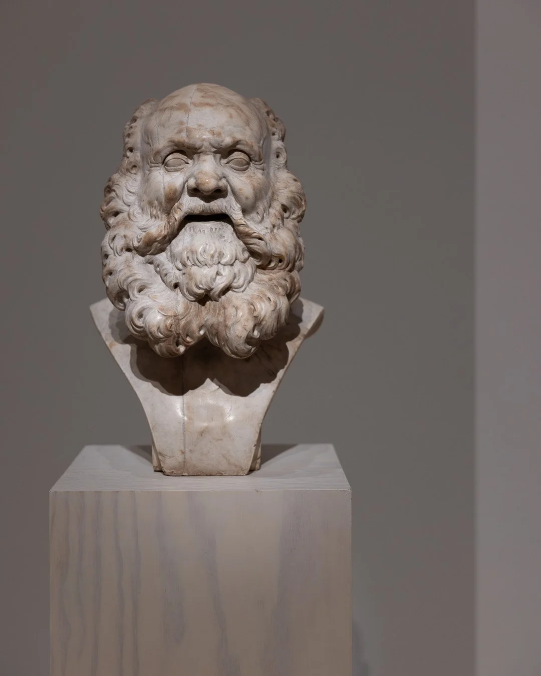 FRANZ XAVER MESSERSCHMIDT⁠
Mehr als Charakterk&ouml;pfe⁠
nur noch | only until 6.4.⁠
⁠
FRANZ XAVER MESSERSCHMIDT⁠
B&auml;rtiger alter Mann | Bearded Old Man, um 1772&ndash;74⁠
Liebieghaus Skulpturensammlung, Frankfurt am Main⁠
⁠
Messerschmidts sogena