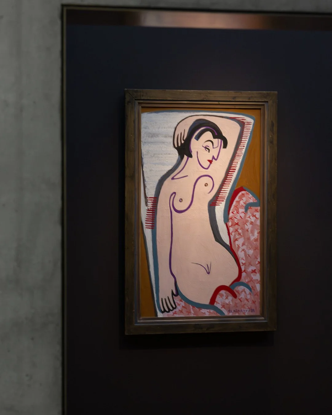 KIRCHNER. PICASSO⁠
Kirchner Museum Davos &ndash; bis 03.05.2026⁠
⁠
ERNST LUDWIG KIRCHNER⁠
Nackte liegende Frau (Reclining Nude), 1931⁠
Kirchner Museum Davos, Schenkung Nachlass Ernst Ludwig Kirchner 1990⁠
VdR 123 | CoF 123⁠
⁠
Letzte Woche in Davos.⁠
