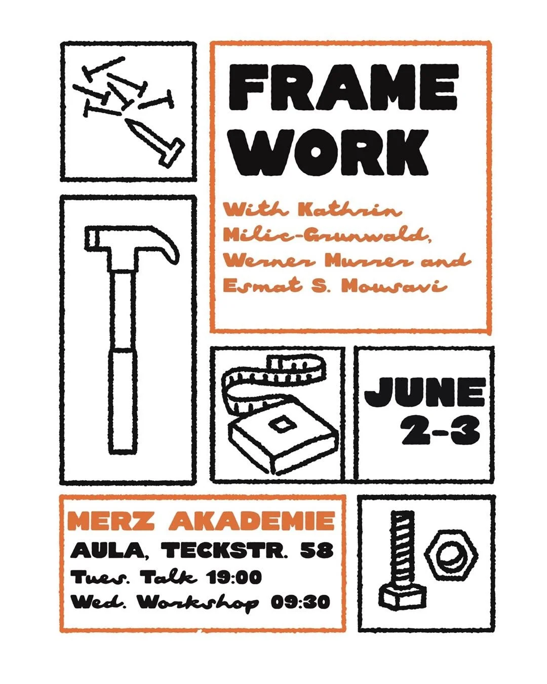 FRAMEWORK⁠
⁠
A frame is never just a frame.⁠
⁠
It can protect, separate, connect, direct attention &ndash; or disappear completely.⁠
⁠
At Merz Akademie Stuttgart, FRAMEWORK explores framing not only as an object, but as a way of shaping how we encoun