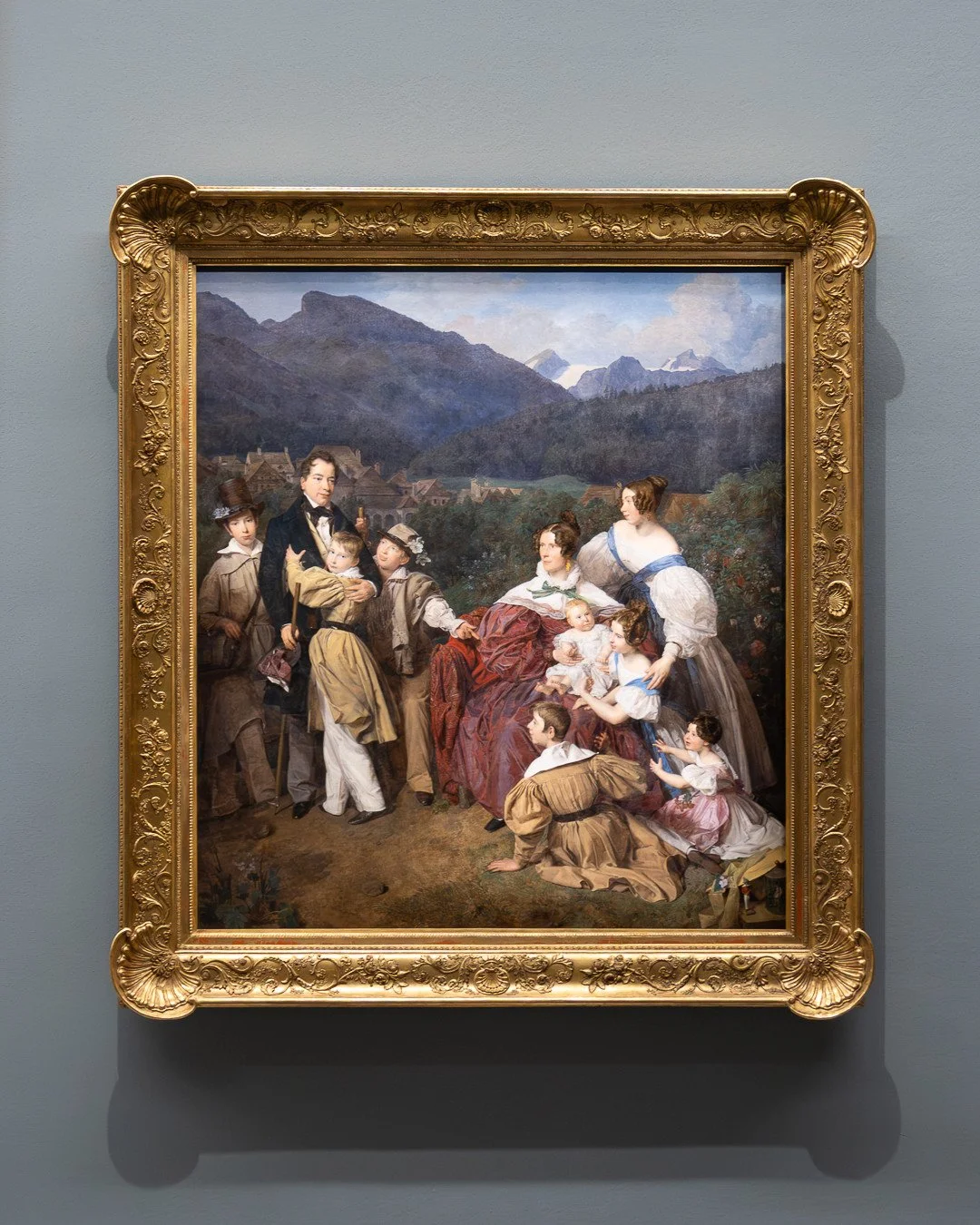 FERDINAND GEORG WALDM&Uuml;LLER⁠
⁠
NACH DER NATUR GEMALT⁠
⁠
Belvedere, Wien &ndash; nur noch | only until 14.06.2026⁠
⁠
FERDINAND GEORG WALDM&Uuml;LLER⁠
Der Notar Dr. Josef August Eltz mit seiner Gattin Caroline, geb. Schaumburg, und den acht Kindern