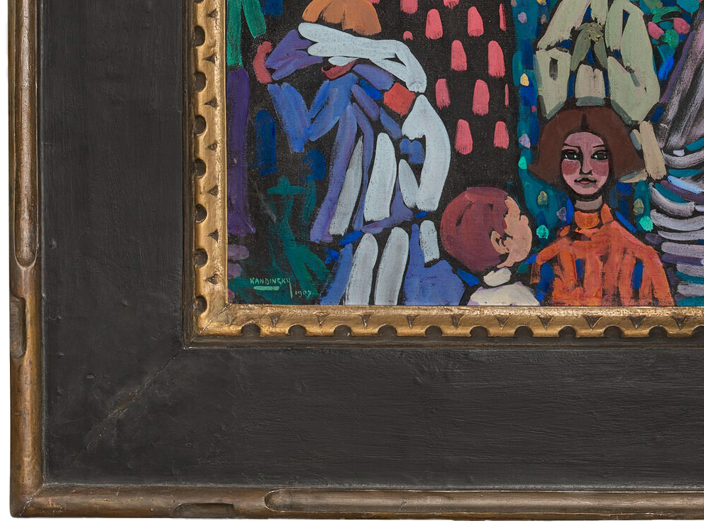 KANDINSKY „DAS BUNTE LEBEN“ – EIN BEMERKENSWERTER ORIGINALRAHMEN
