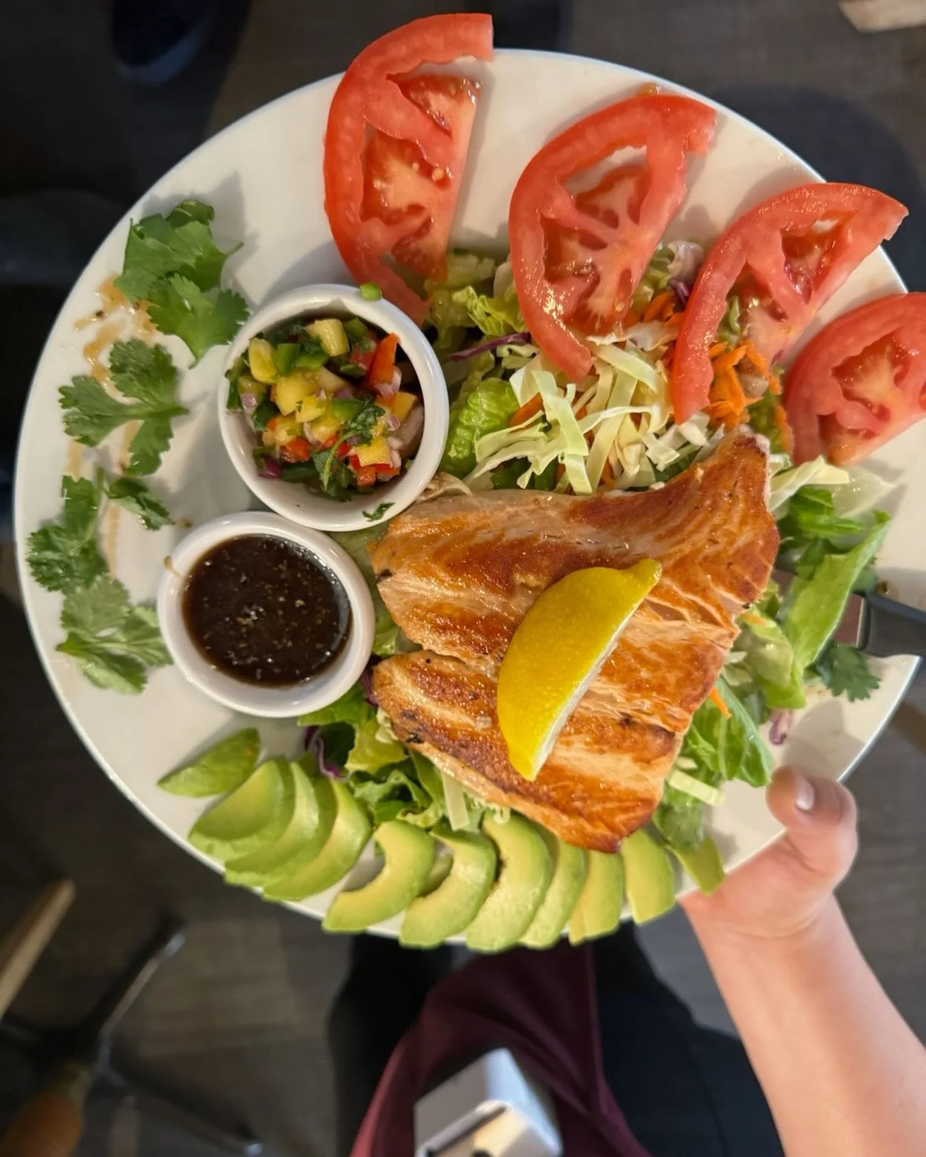 it&rsquo;s Friday ! Don&rsquo;t forget to order our fish tostada salad- Watsonville serving fresh salmon / Santa Cruz serving fresh lingcod