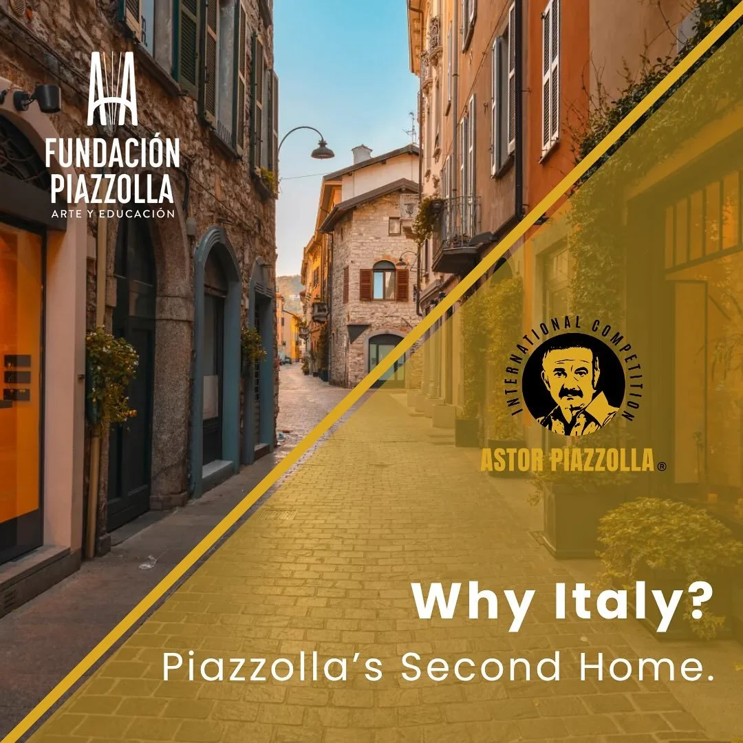 🎶 Why Italy? A Musical and Personal Home 🇮🇹

It&rsquo;s only natural that this competition finds its home in Italy &mdash; a country deeply woven into Astor Piazzolla&rsquo;s identity.

Though born in Argentina, Piazzolla&rsquo;s roots run deep in