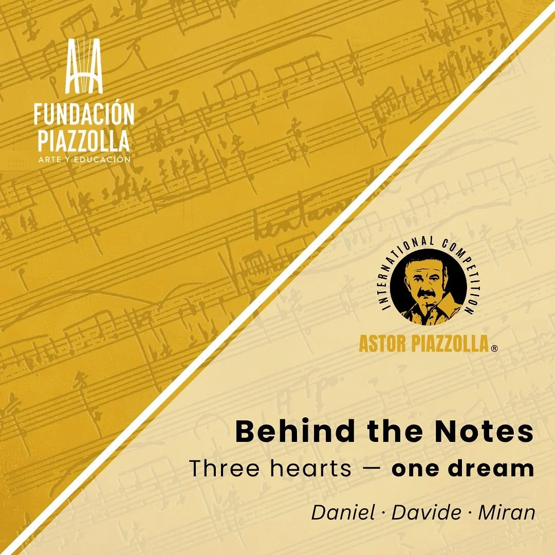 Three hearts &mdash; one dream. ✨

Meet the visionaries behind the International Competition ASTOR PIAZZOLLA&reg; :

🇦🇷 Daniel Villaflor Piazzolla (@villaflorpiazzolladaniel) &ndash; Astor Piazzolla&rsquo;s grandson, President of Fundaci&oacute;n P