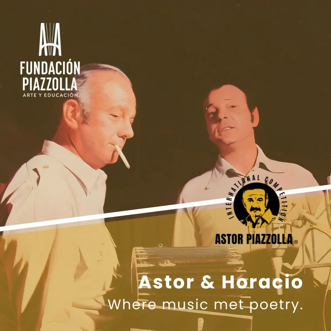 🎶 Astor &amp; Horacio ✨

When Astor Piazzolla and Horacio Ferrer began collaborating, their combined imagination opened a new chapter in the story of Tango.
From their work emerged pieces that would challenge tradition and captivate audiences &mdash