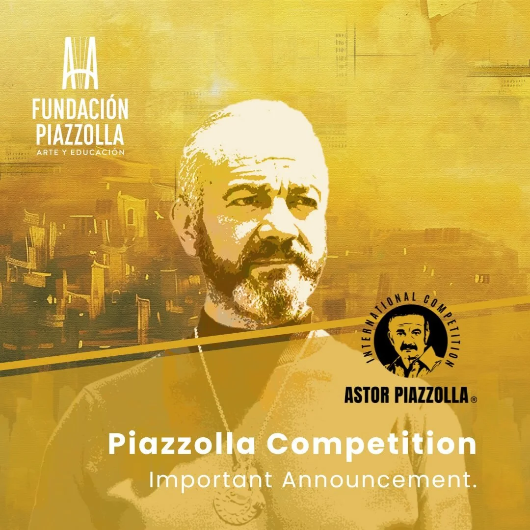 📣 Deadline Extension

Due to numerous inquiries and last-minute applications, we are pleased to announce that the submission deadline for the International Competition ASTOR PIAZZOLLA&reg; has been extended by 5 days.

🗓 New deadline: January 20

B