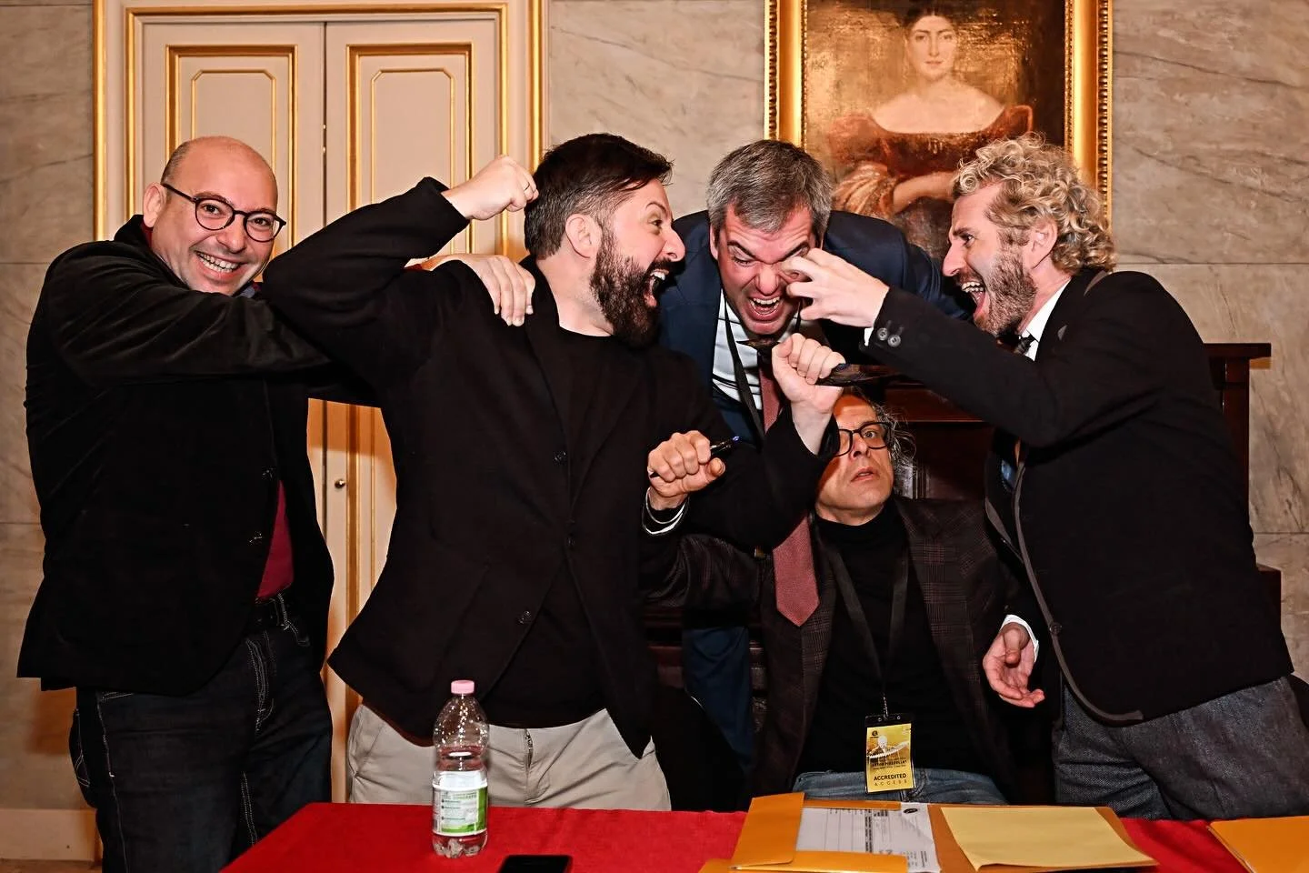 The jury&rsquo;s verdict: 100% unified&hellip; in chaos. 🤷&zwj;♂️⚖️

@villaflorpiazzolladaniel @miranvaupotic @davidealognaviolinist @paolo_picchio19 @cicero_antonino @racaccordions @klaviermusikant @teresa.satalino 
.
.
.
#piazzollacompetition #jok