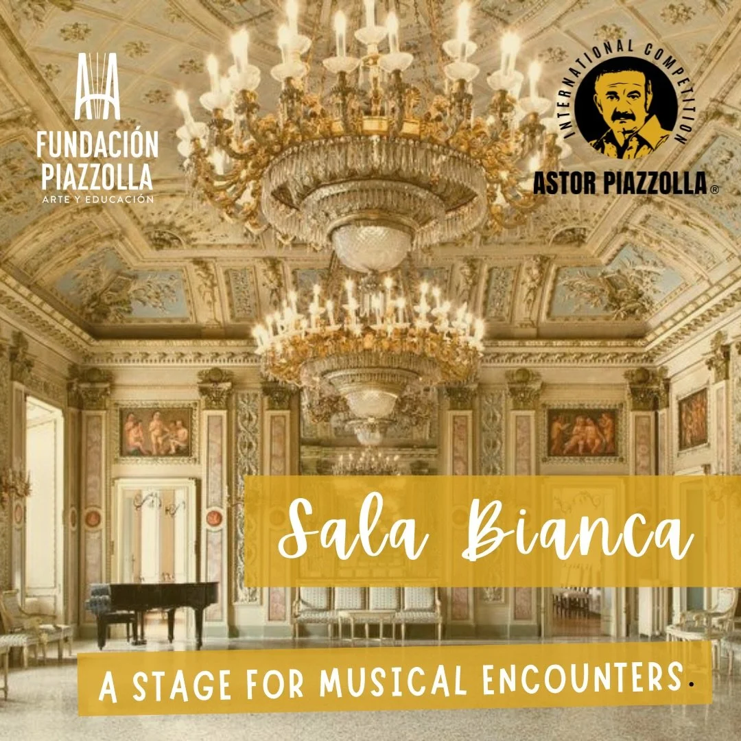 🇮🇹 A STAGE FOR MUSICAL ENCOUNTERS

In the heart of Como, Sala Bianca at Teatro Sociale @teatrosocialecomo will once again welcome musicians from around the world for the 2nd edition of the International Competition ASTOR PIAZZOLLA&reg;.

A historic