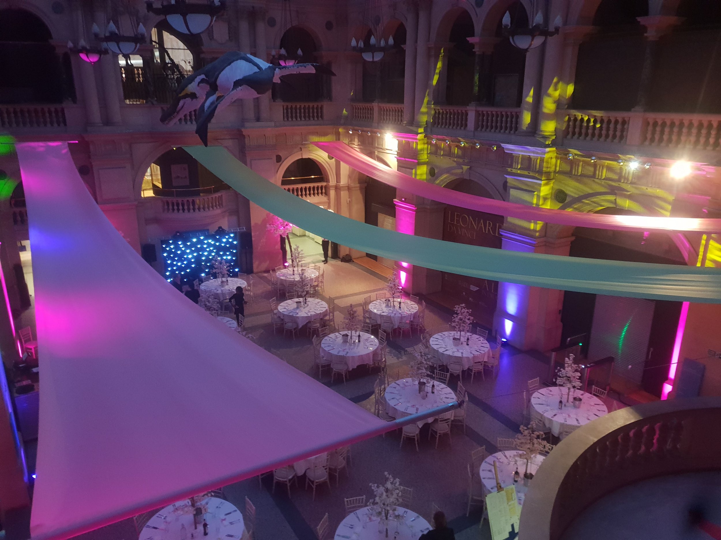 event drapes for hire - Twelve34 Productions