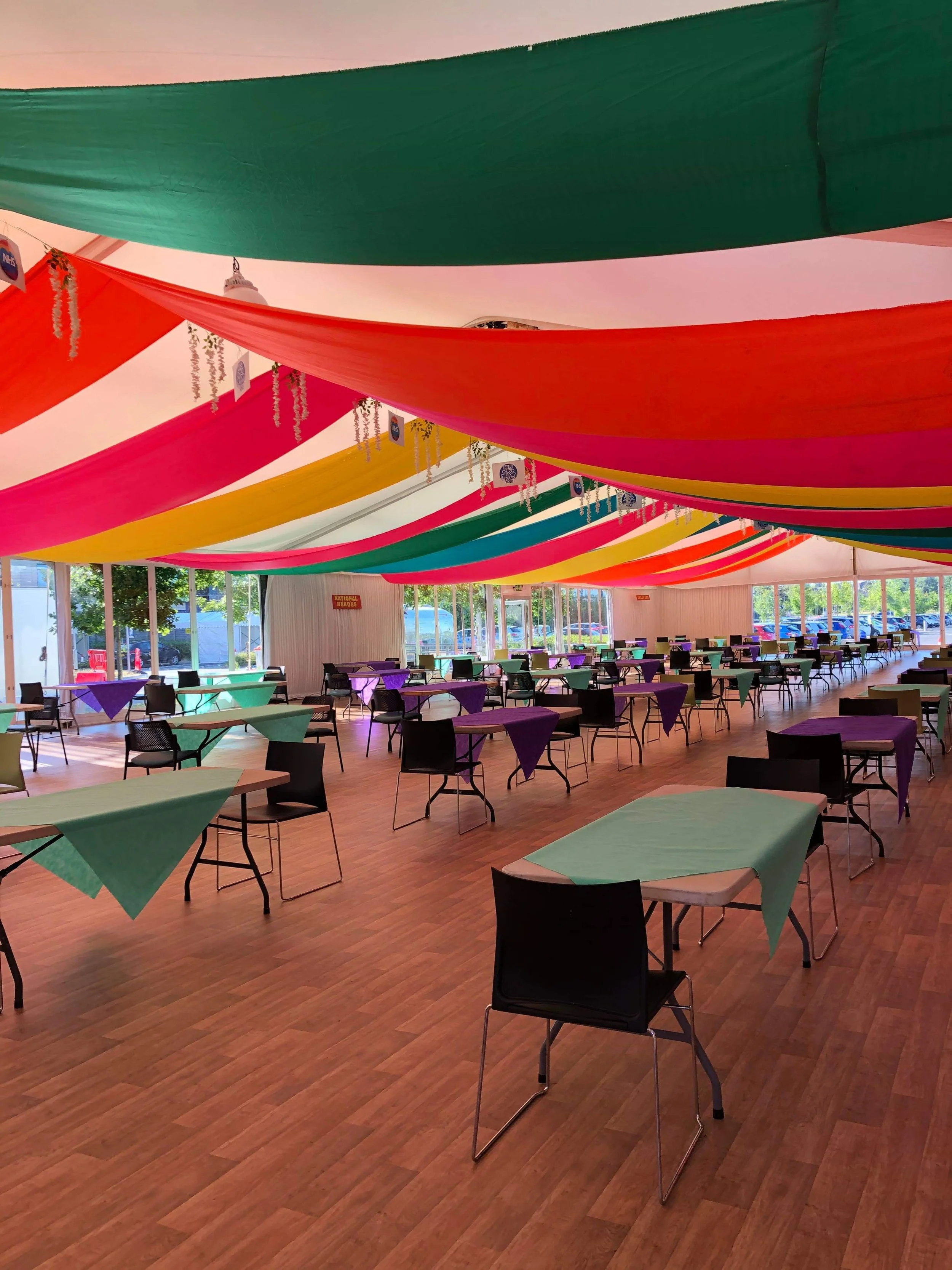 event fabric drapes for hire - Twelve34 Productions