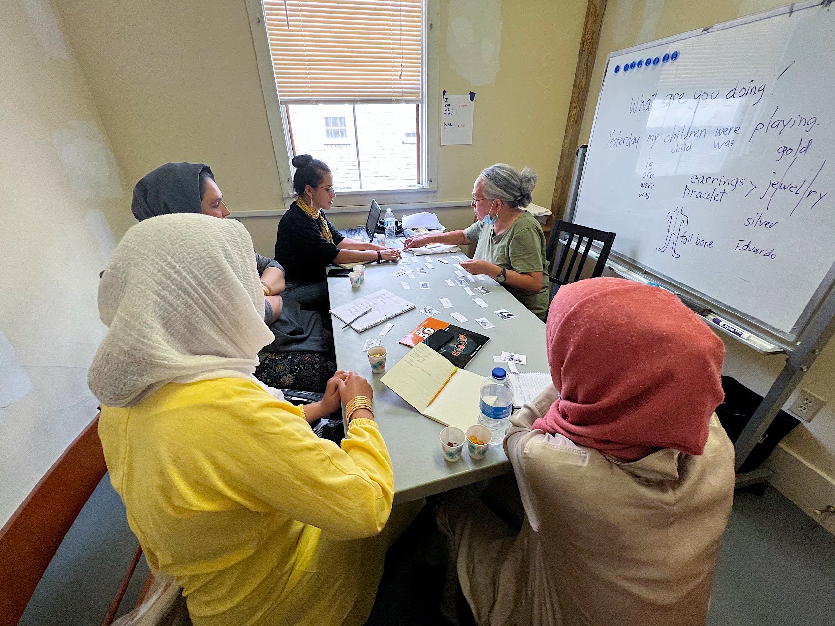 English classes, taught by alumni and former professors from the School for International Training, helped refugees from Afghanistan and other countries adapt to daily life in Brattleboro.