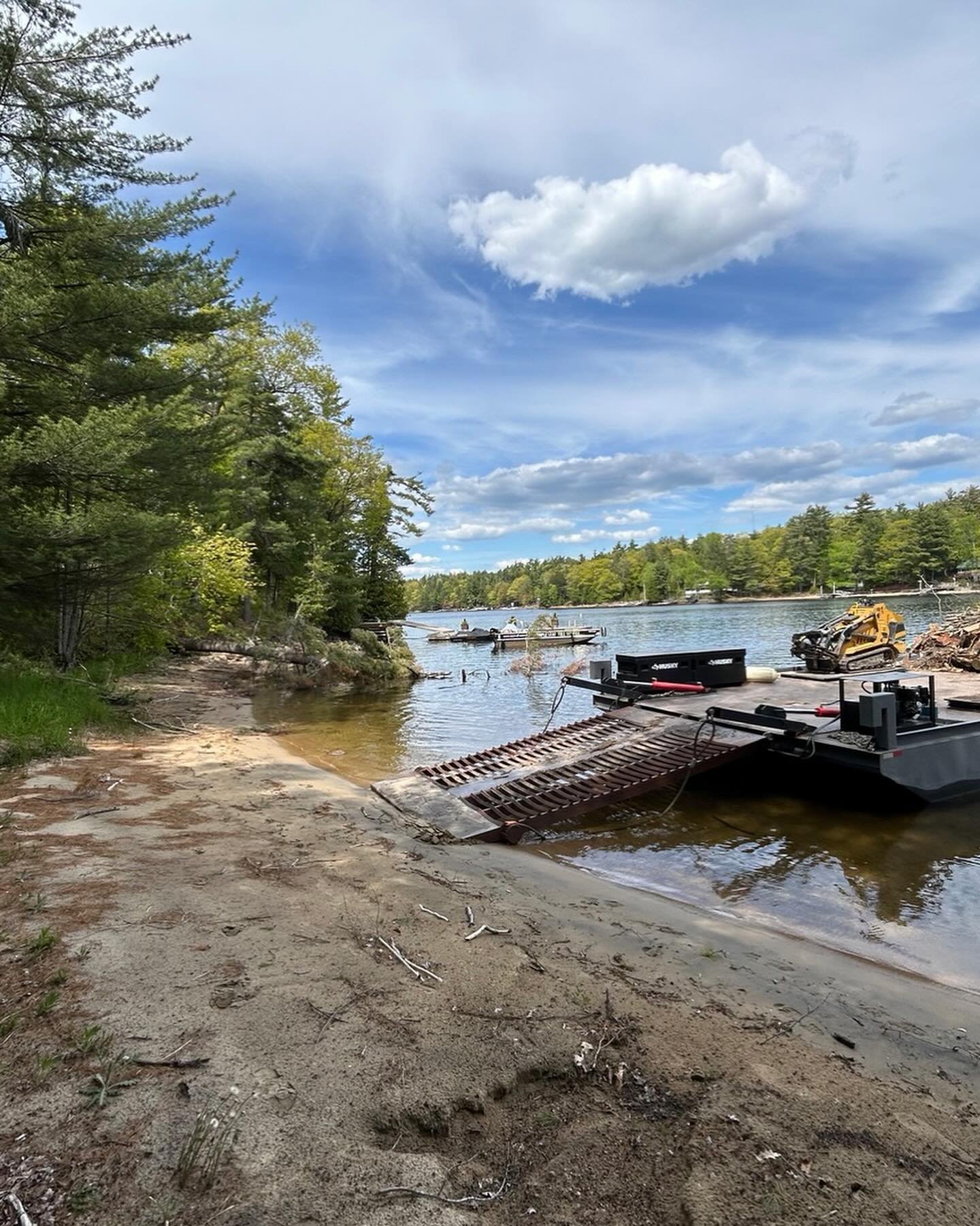 Something about the sky over the last couple days reminded me of how lucky we are to work in such a beautiful area. We love you, Georgian Bay.❤️