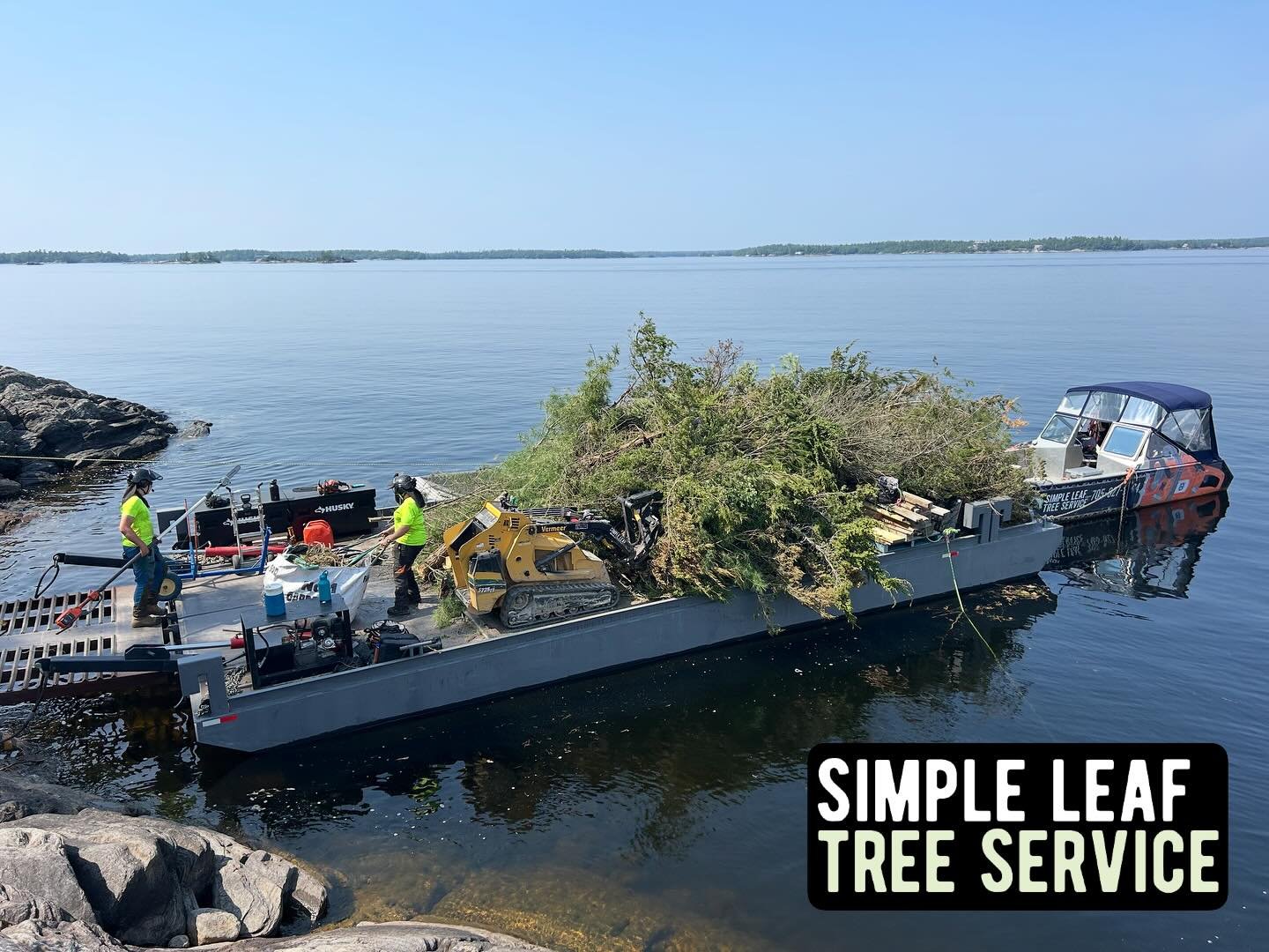 Today was a real drag&hellip;.brush drag that is! lol 😆 . SL crew got their cardio in hauling all this debris by hand as access was not favourable. I&rsquo;m thinking we will all sleep well tonight! lol @allyharris54 @thegracefultrout