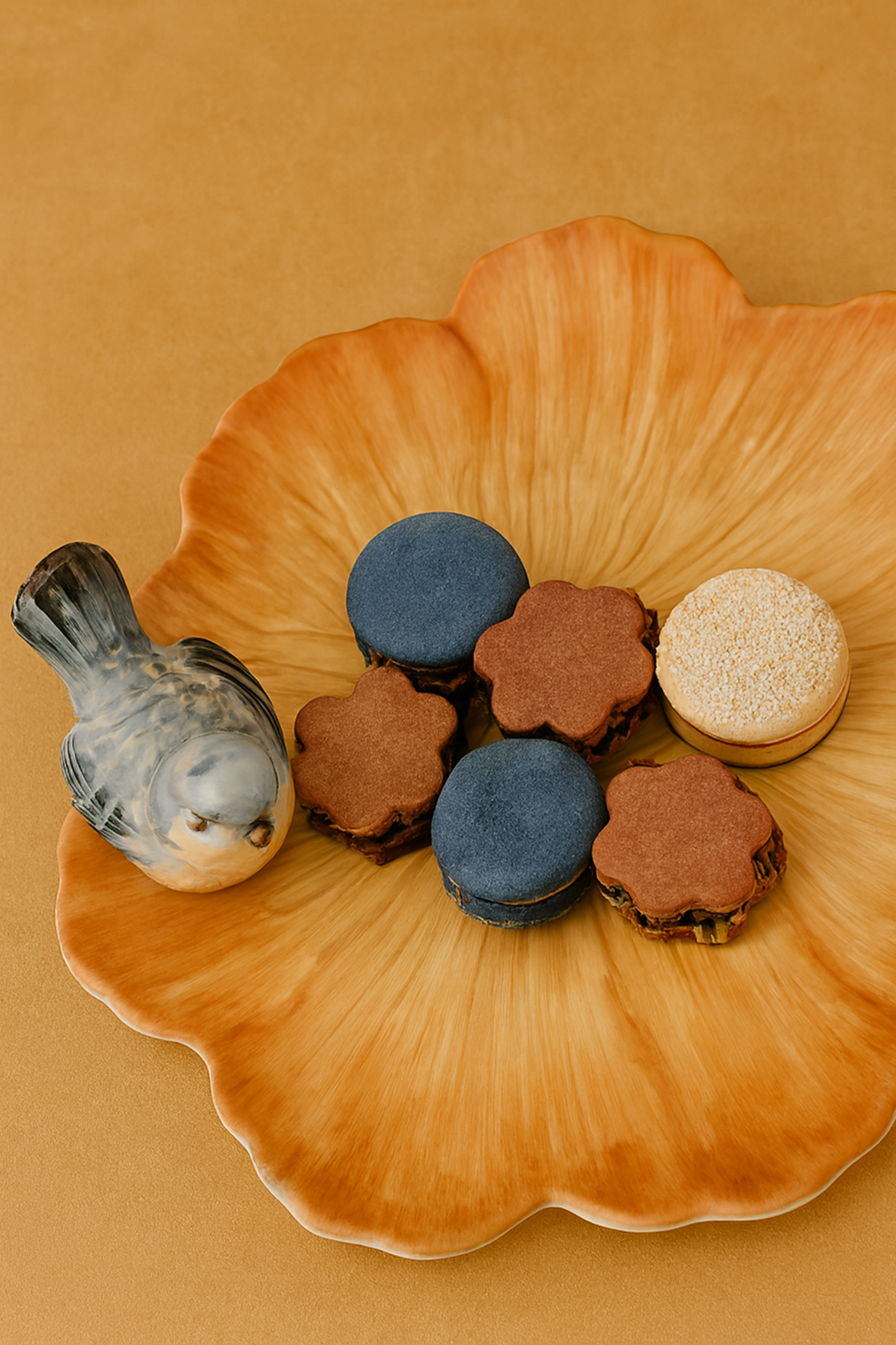 Assorted mini alfajores coated in chocolate and powdered sugar — artisan baked by Dolce Dolcezza in Port St. Lucie, FL