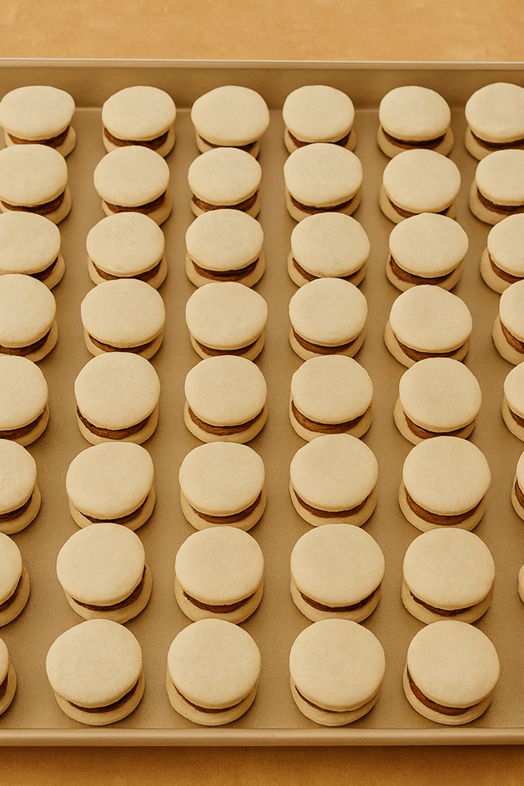 Traditional mini alfajores with dulce de leche filling — artisan baked by Dolce Dolcezza in Port St. Lucie, FL.