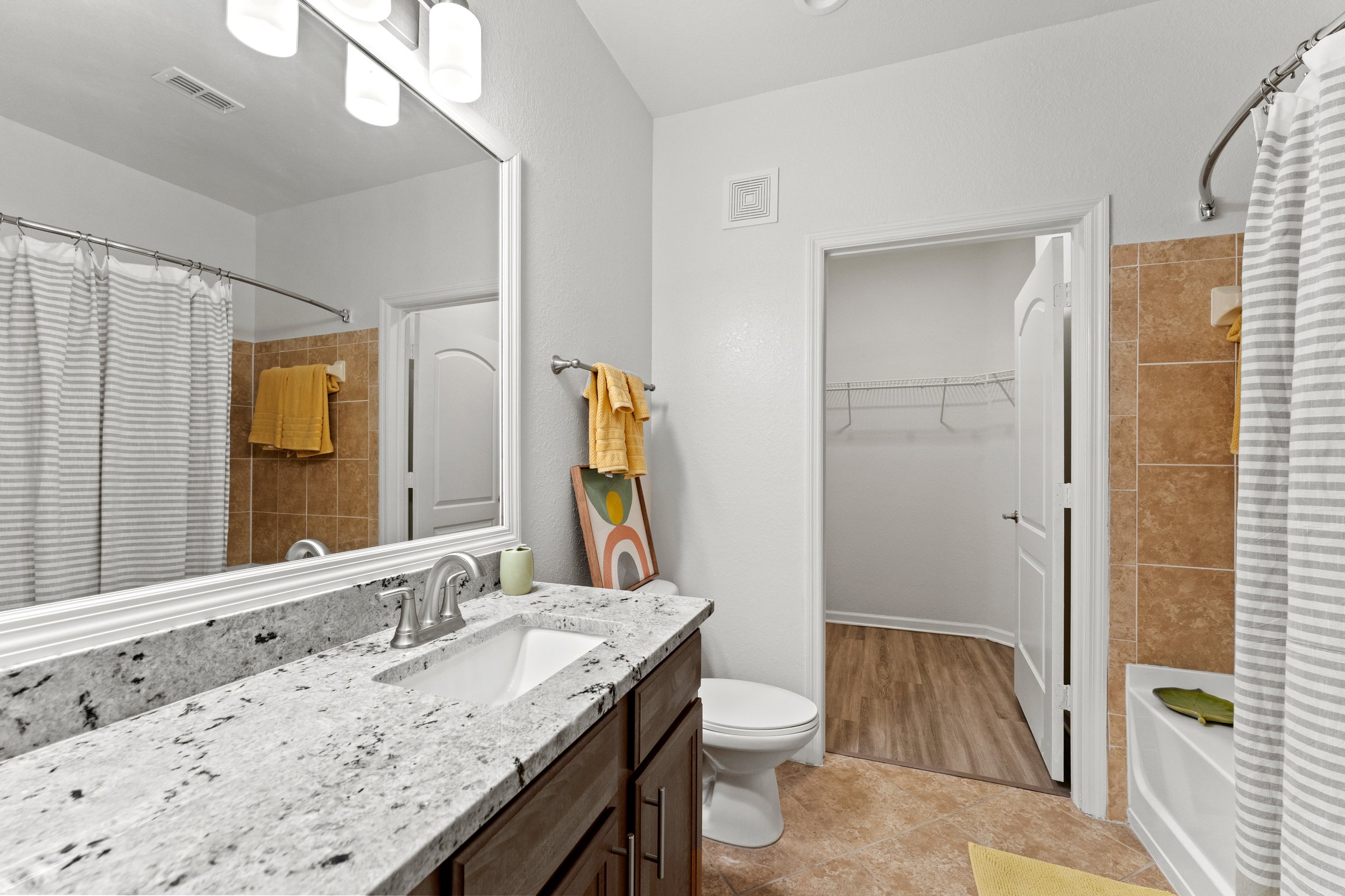 Large Bathroom w/Walk-In Closet